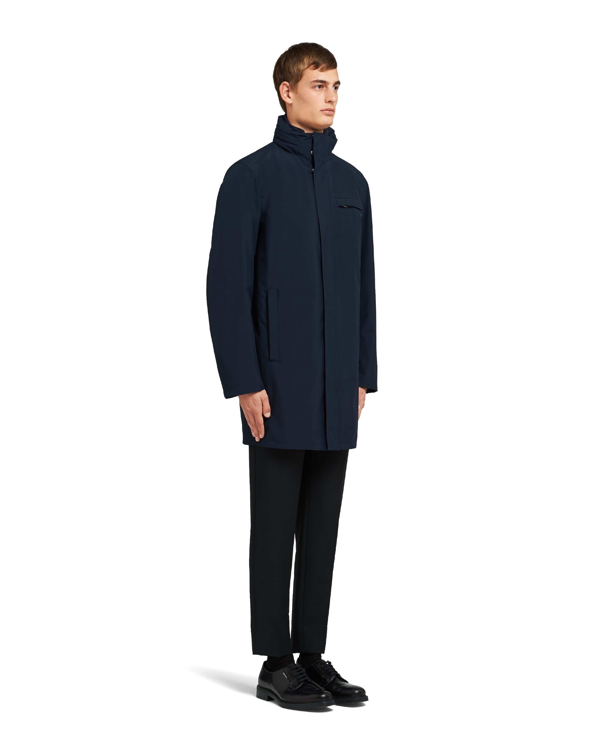Technical poplin raincoat Prada
