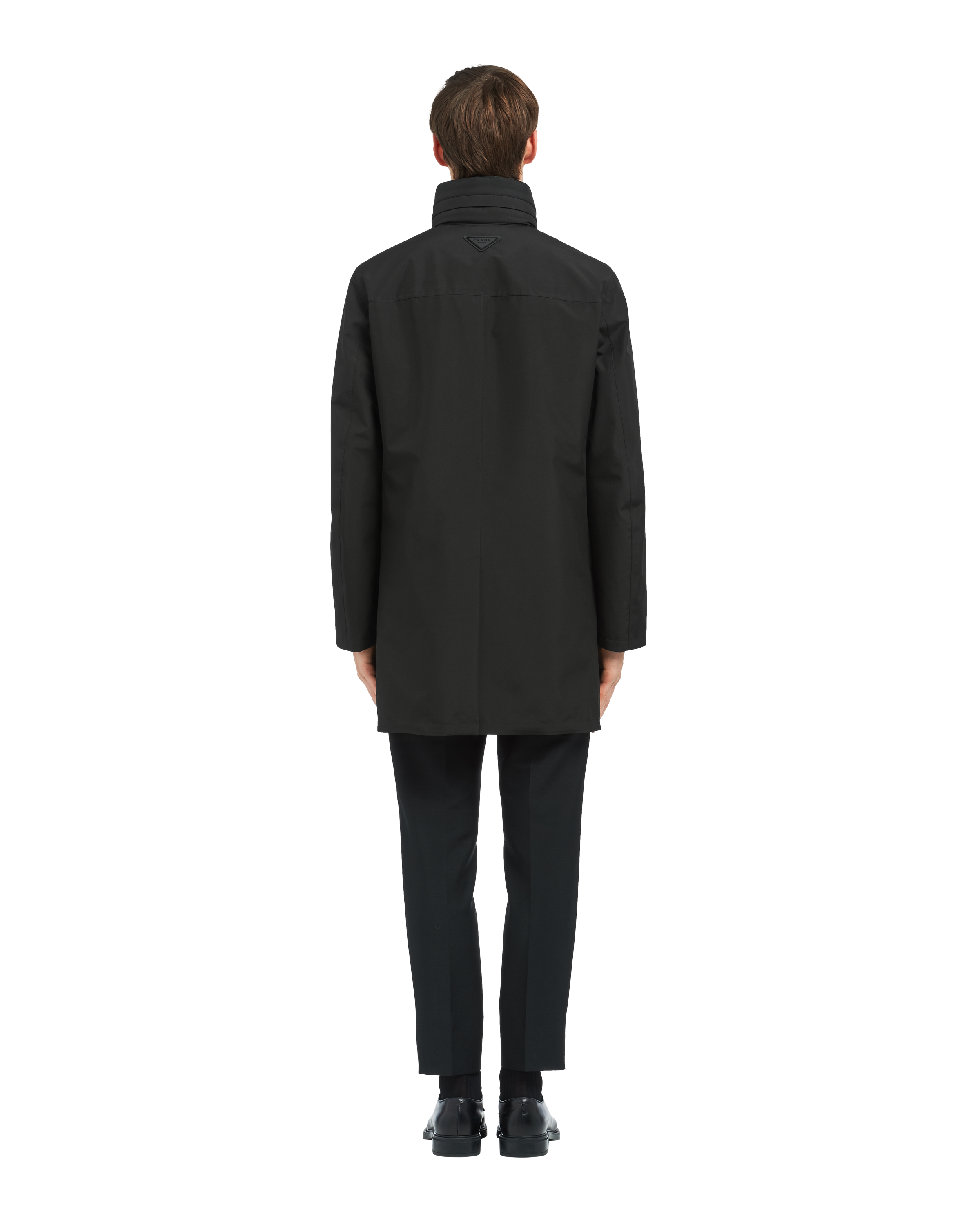 Prada Technical fabric raincoat 4