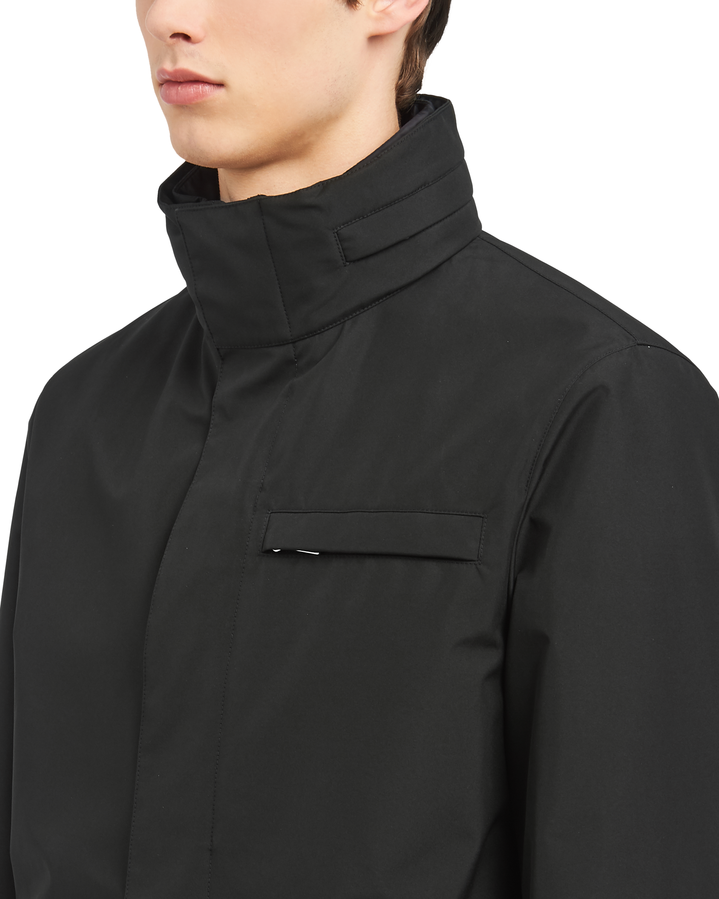 Prada Technical fabric raincoat 5