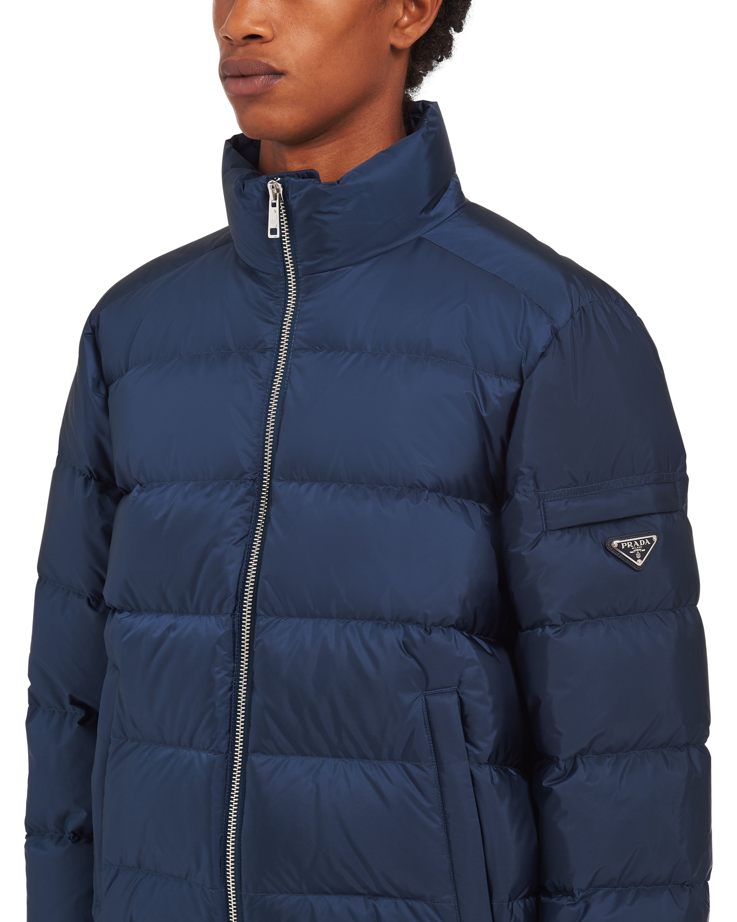 Prada Re\u002DNylon short puffer jacket 5