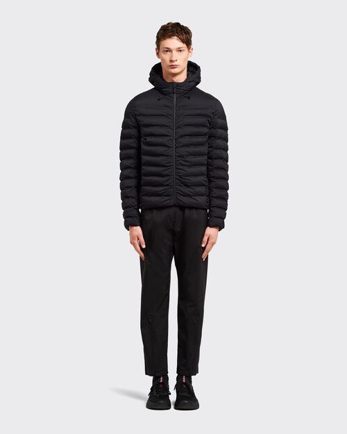 Black Active Nylon padded jacket | Prada