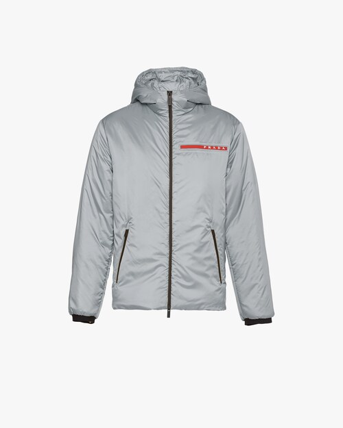 prada jacket grey