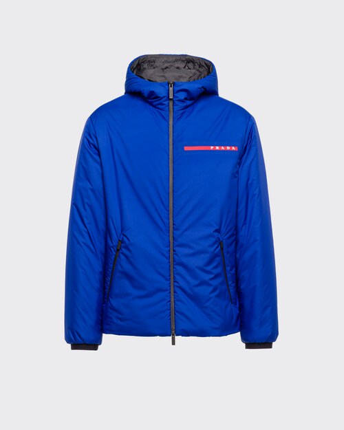 Dark Blue Light Polyester padded jacket | Prada