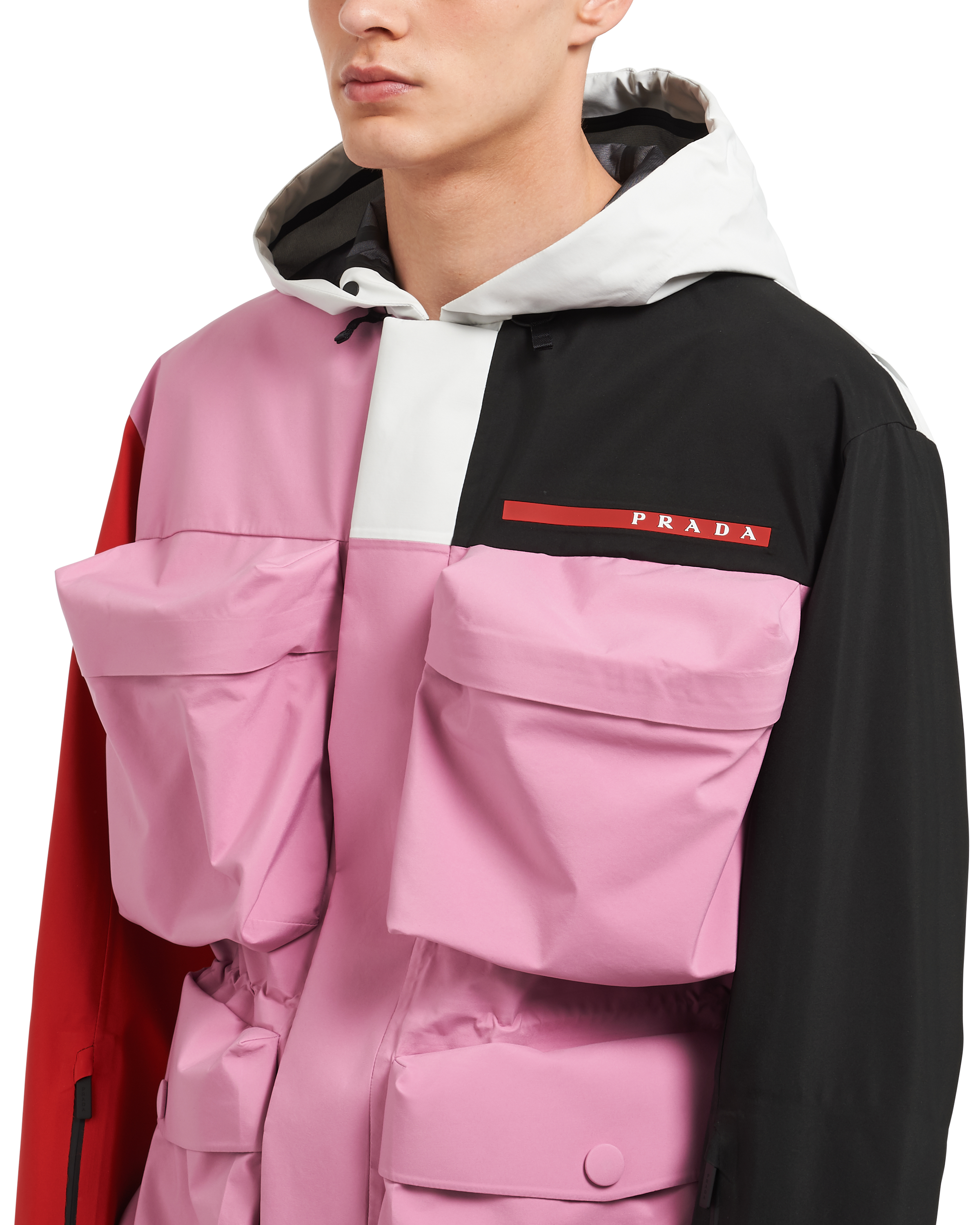 red prada jacket