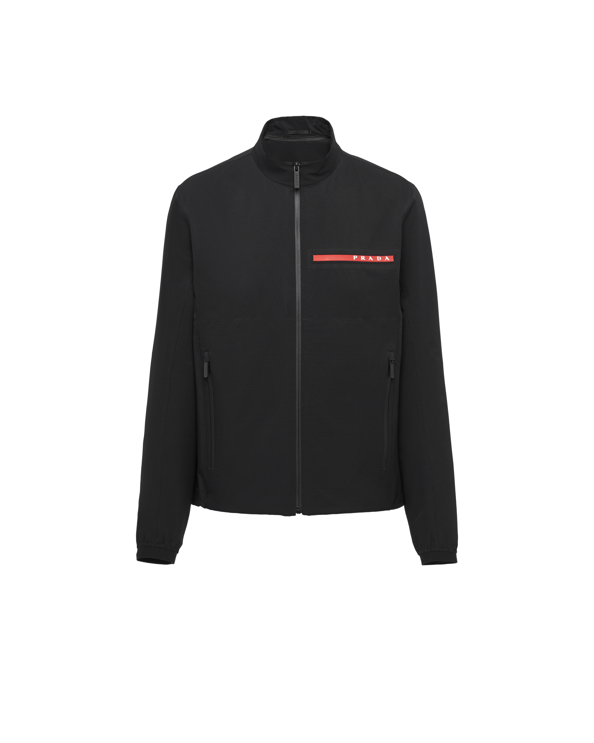 【24AW】リサイクル テクニカル ジャージーパーカー◆プラダ◆ Prada Recycled Double Technical Jersey Sweatshirt Jacket In