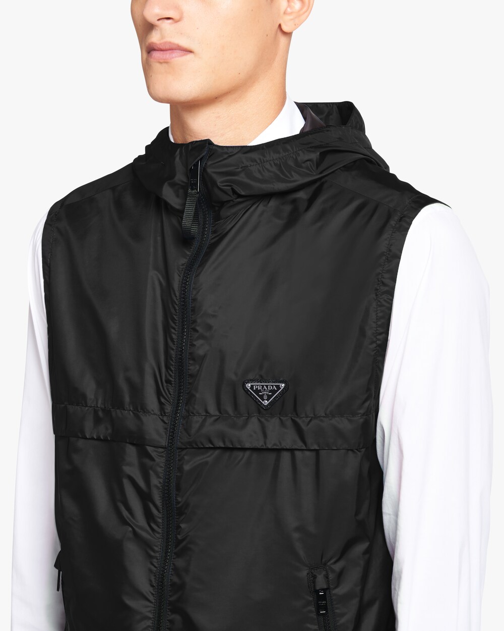 prada nylon vest