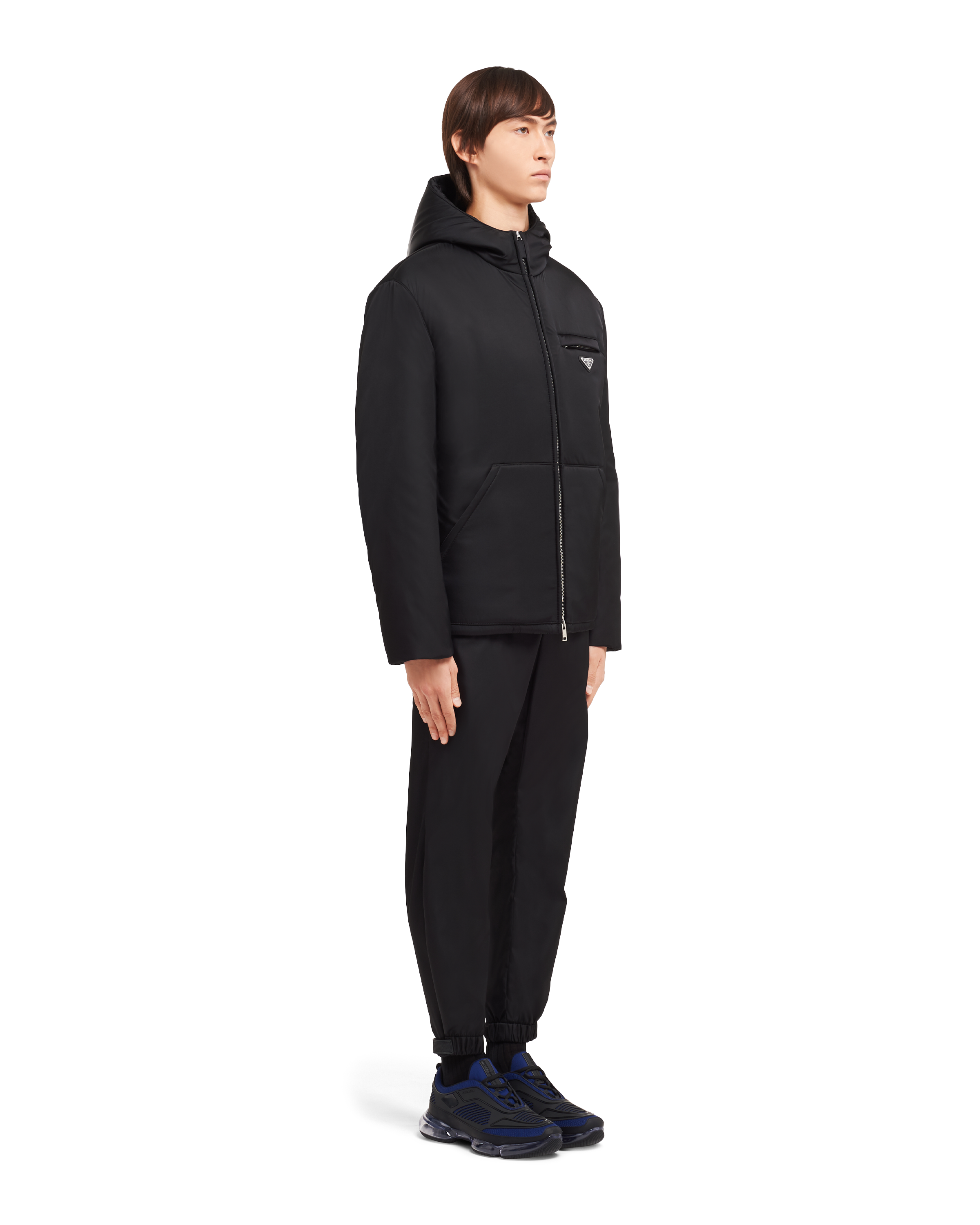 Prada nylon top gabardine jacket