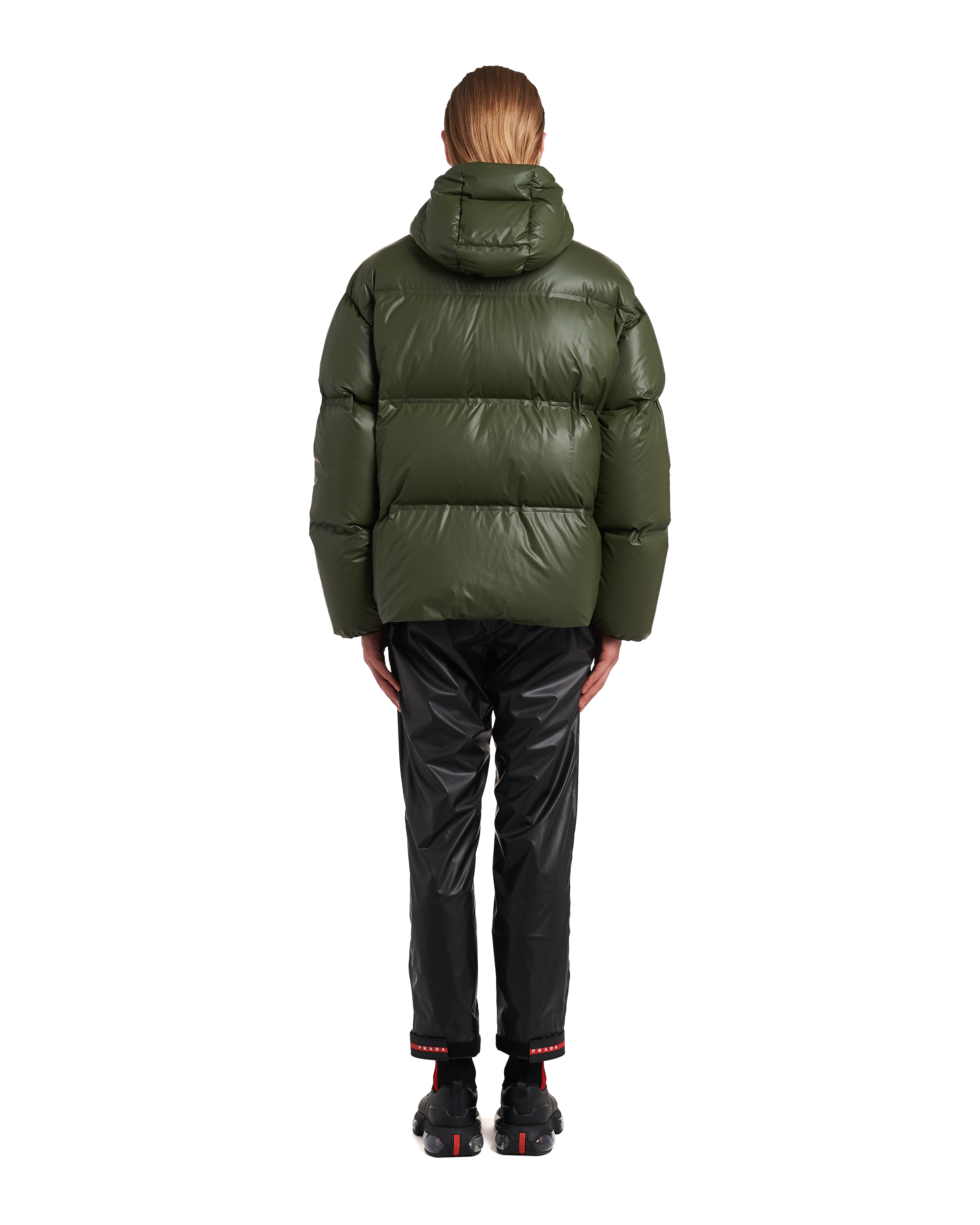 Mens prada puffer store coat