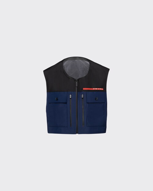 black Extreme-Tex waterproof vest | Prada