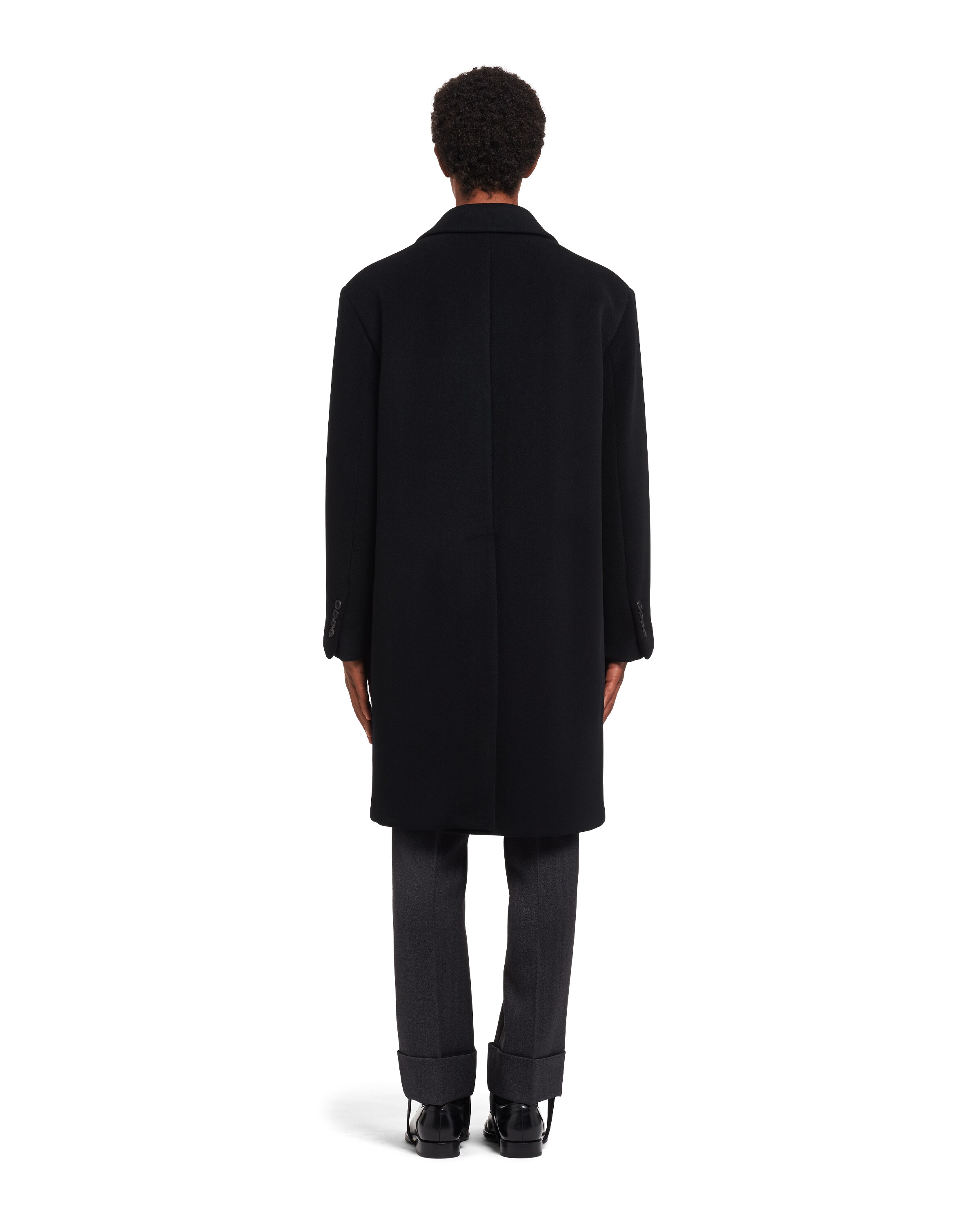 Black Wool coat | Prada