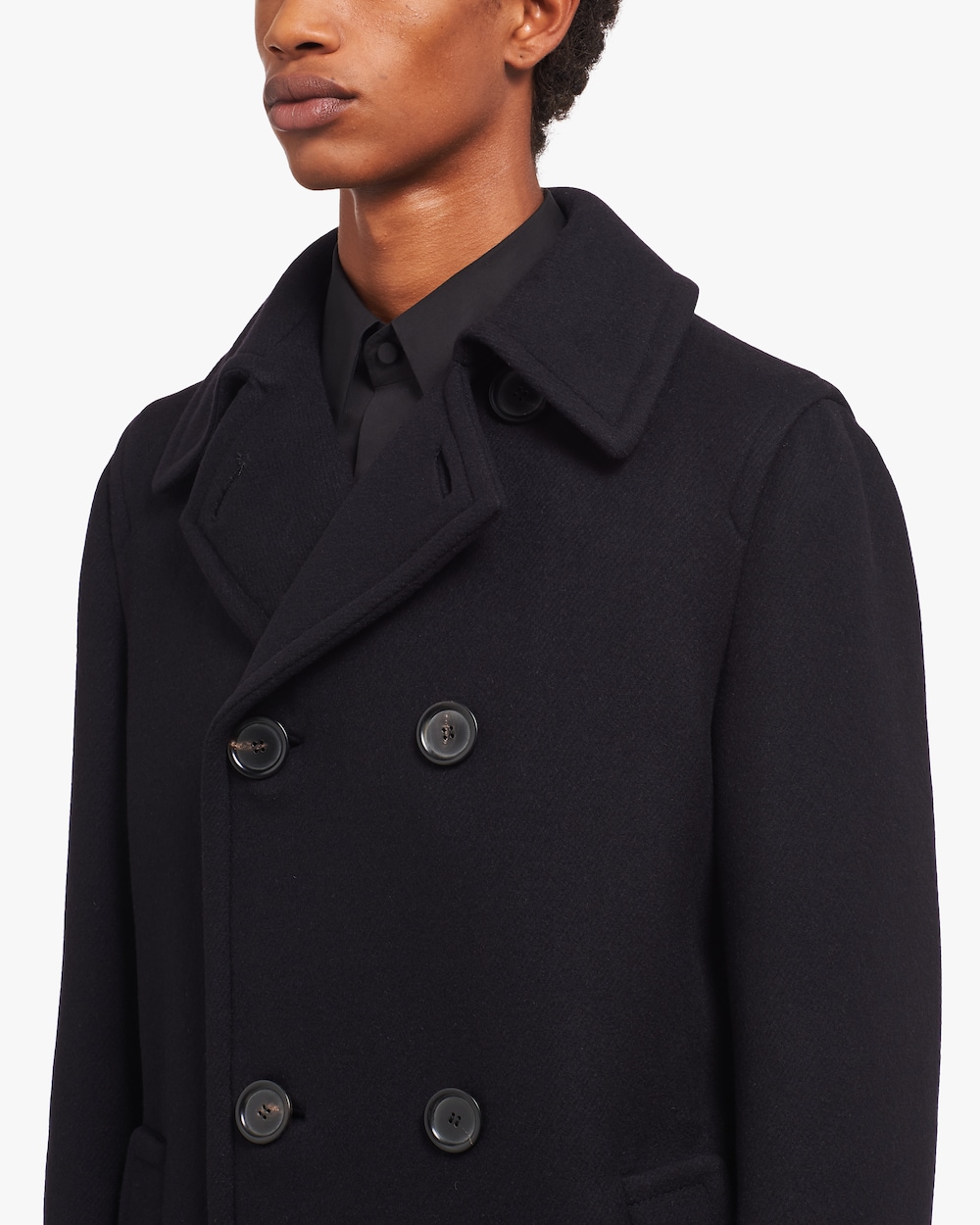 navy cashmere coat