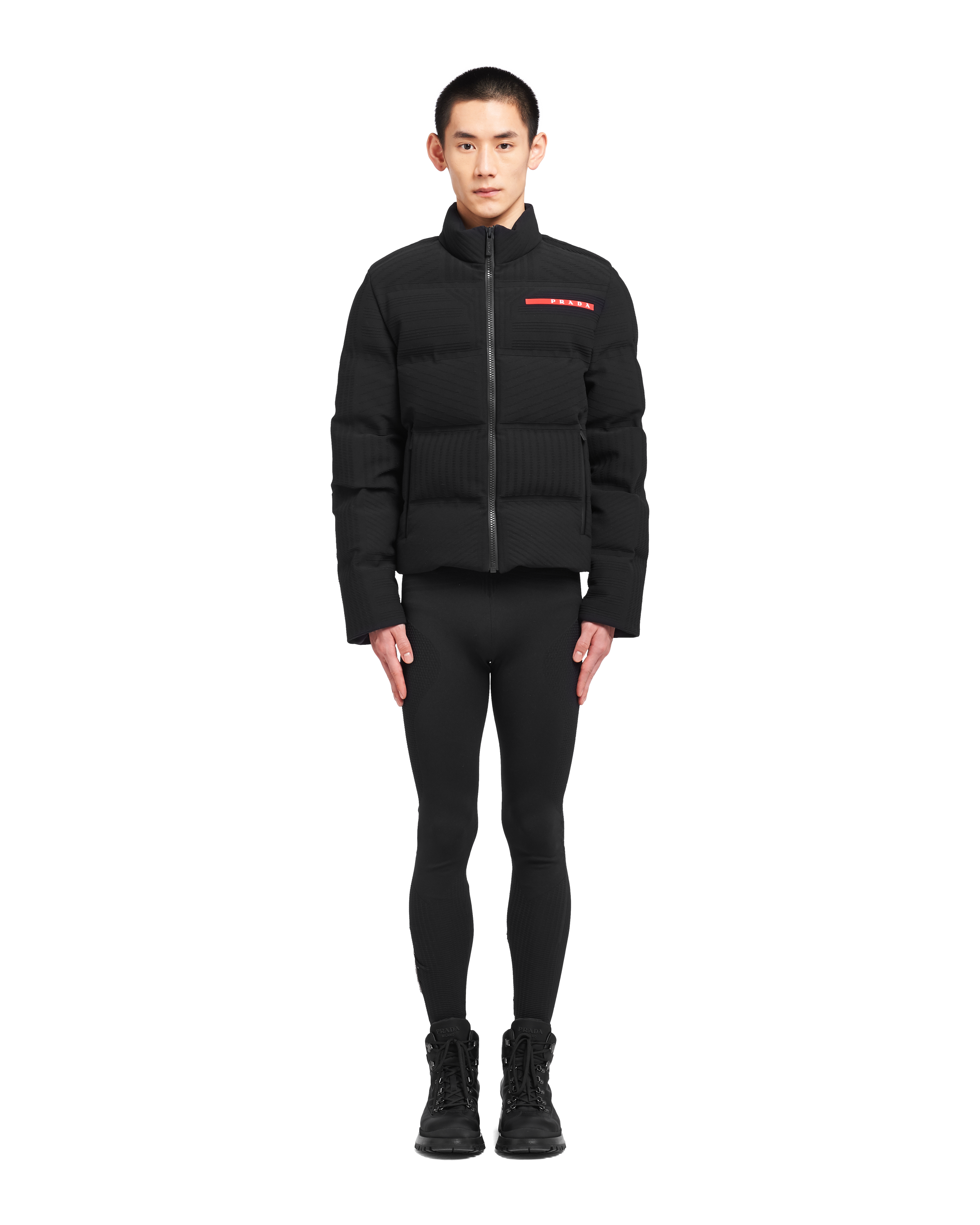Knit puffer jacket clearance