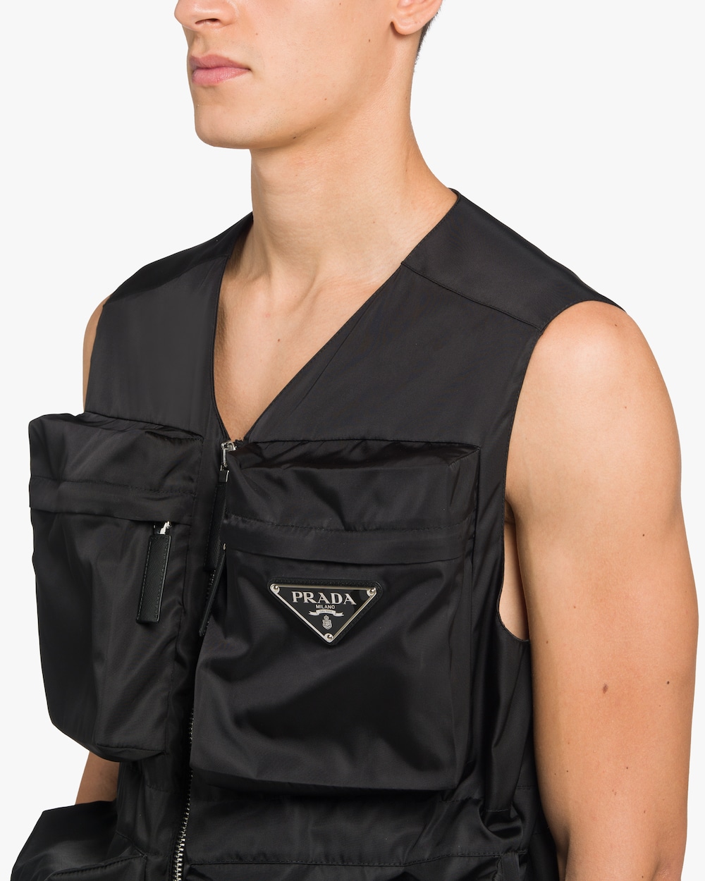prada nylon vest