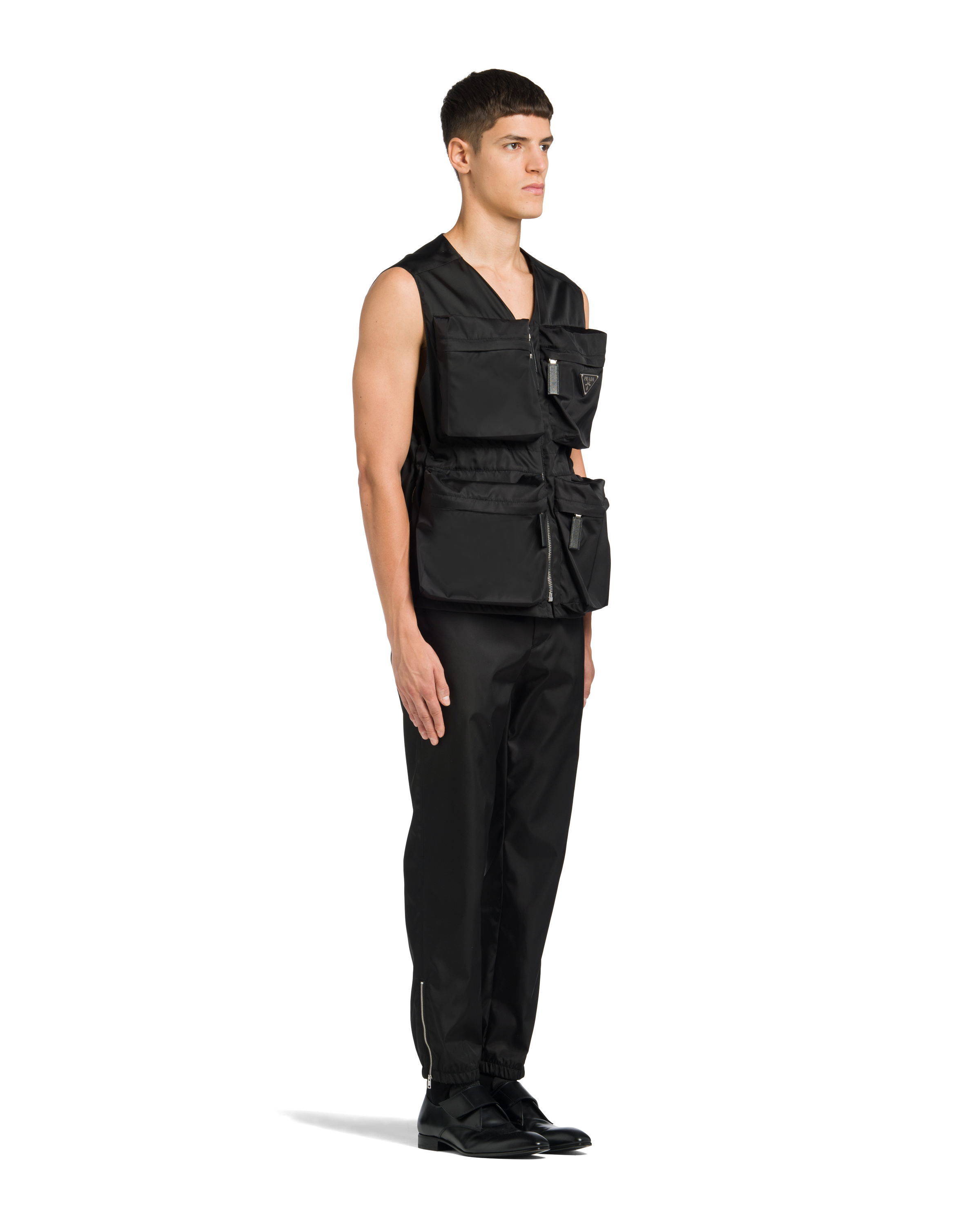 Black Re-Nylon vest | Prada