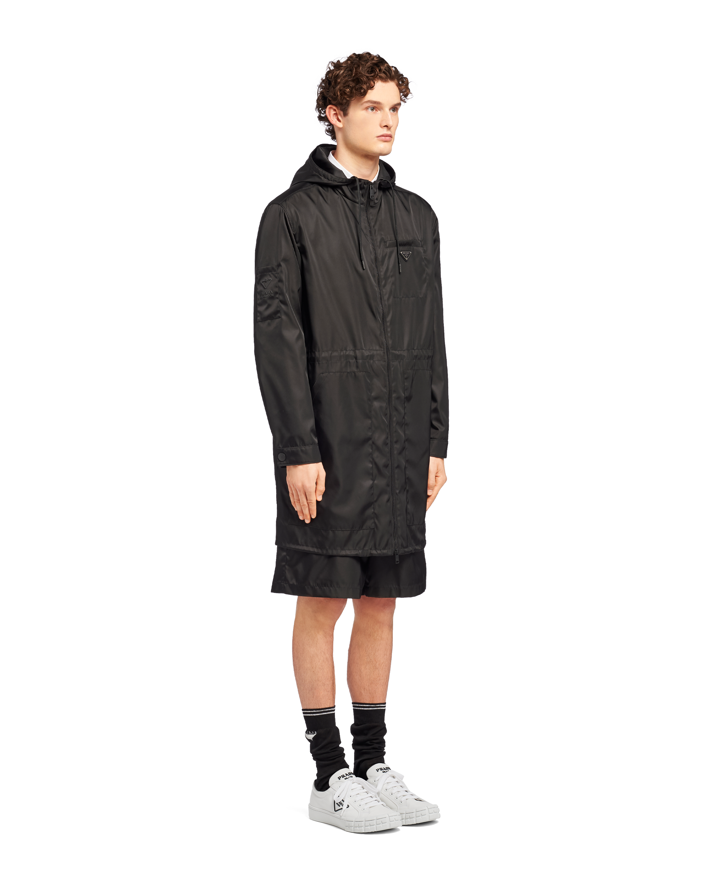 prada nylon raincoat