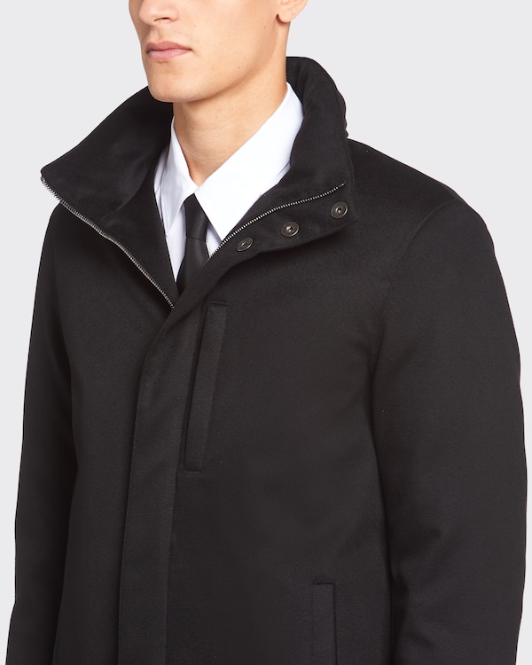 Long cashmere puffer jacket Long cashmere puffer jacket