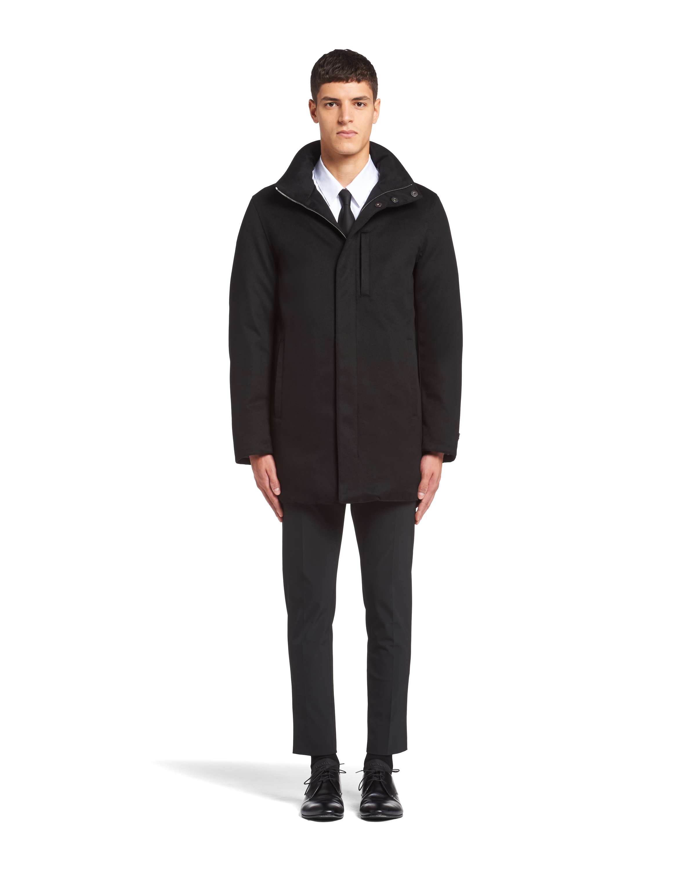 Prada long puffer coat best sale