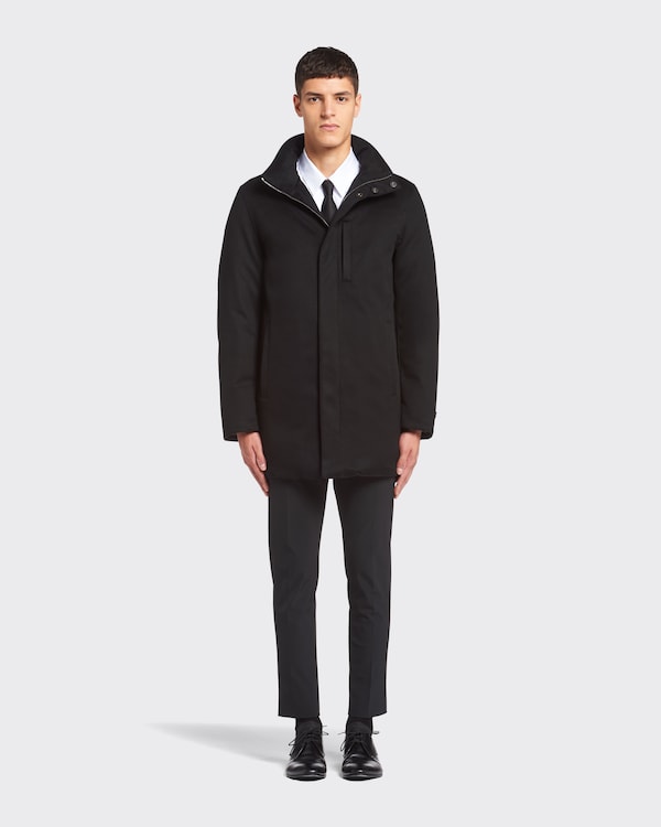 Long cashmere puffer jacket Long cashmere puffer jacket