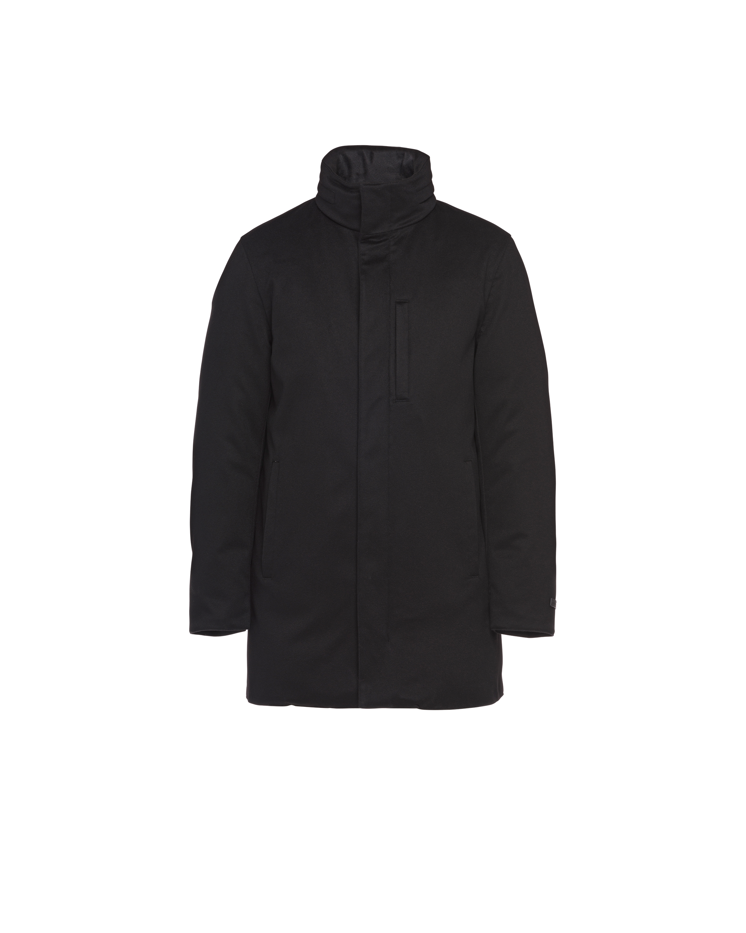 PRADA LANGE STEPPJACKE AUS KASCHMIR