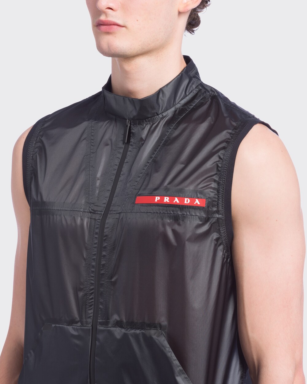 Black Ripstop vest | Prada