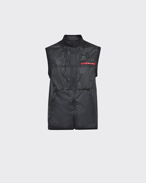 Black Ripstop vest | Prada