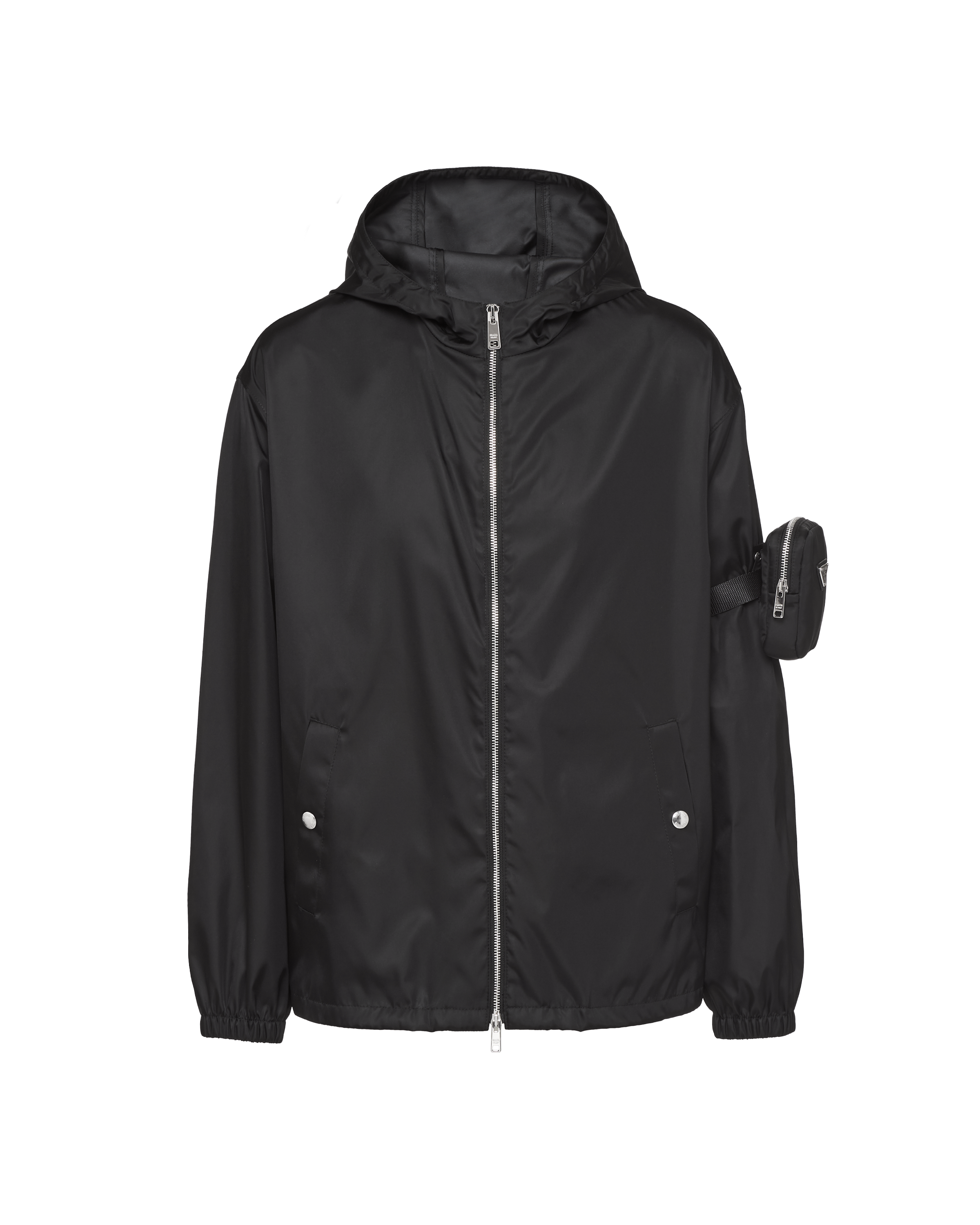 Black Re-Nylon blouson jacket | Prada