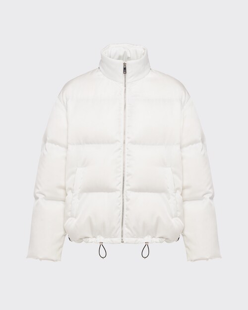 prada white puffer jacket