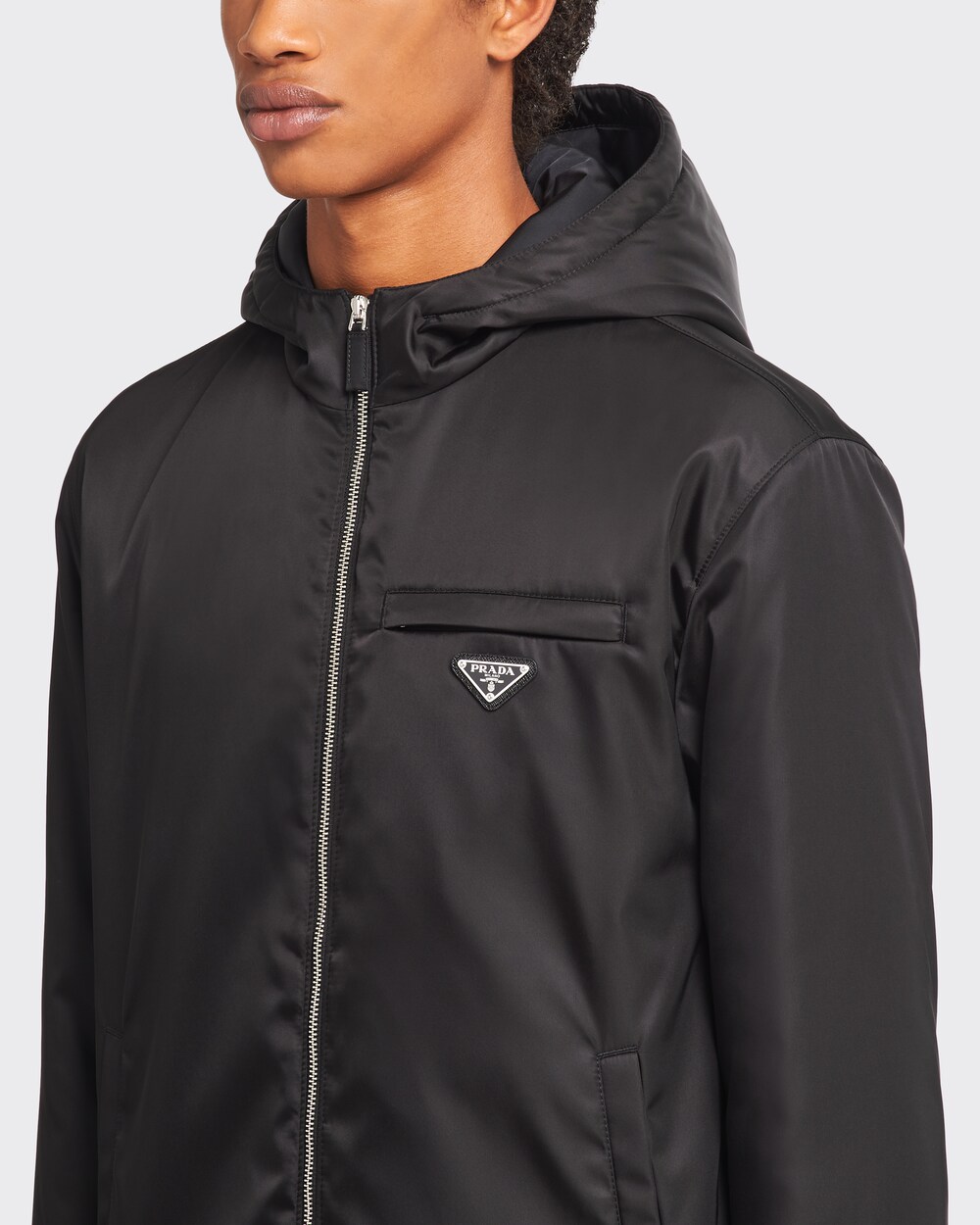 Black Re-Nylon jacket | Prada
