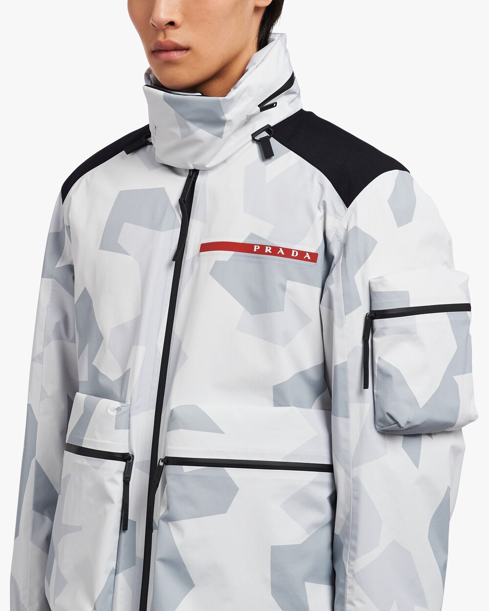 prada technical fabric jacket
