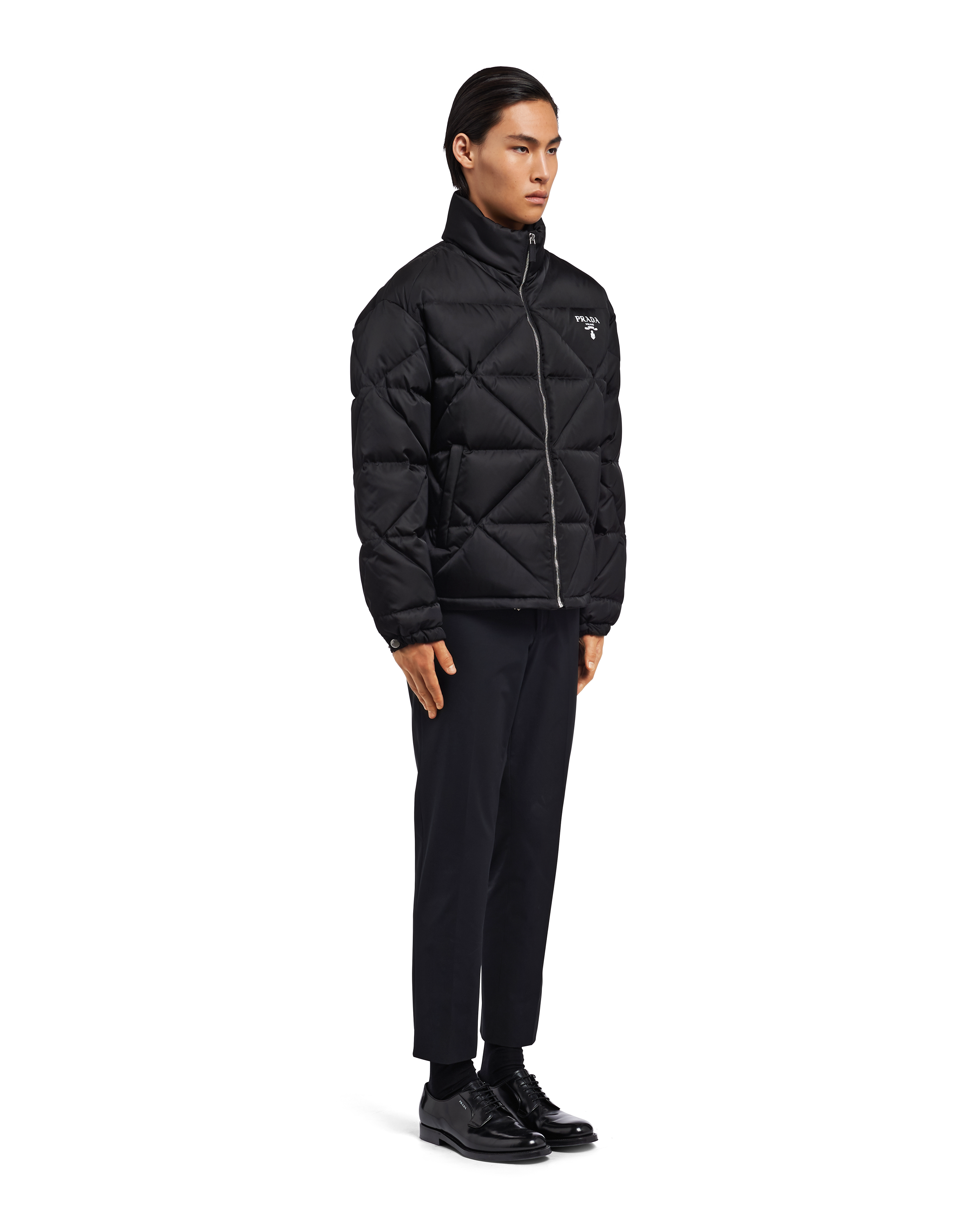 Black Re-nylon Down Jacket | PRADA