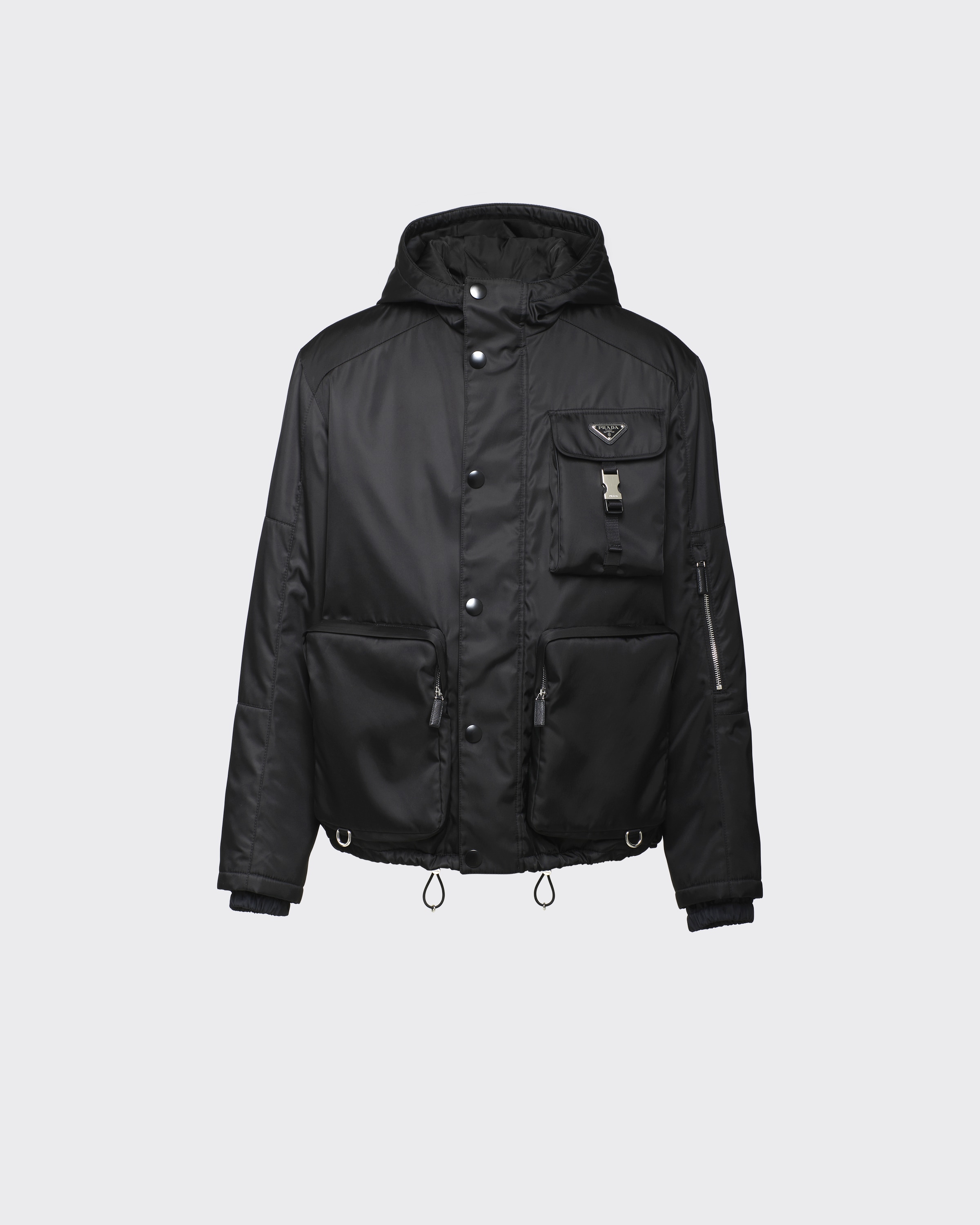 Prada Re-nylon Multi-pocket Jacket In Black | ModeSens