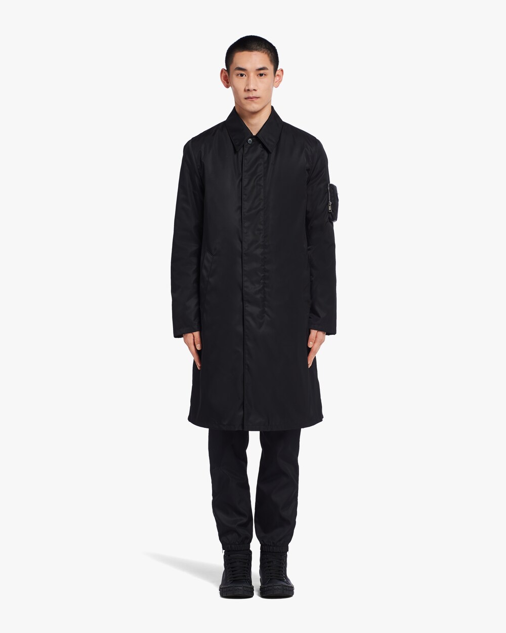 nylon duster coat