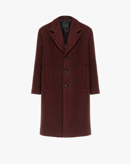 brushed wool coat