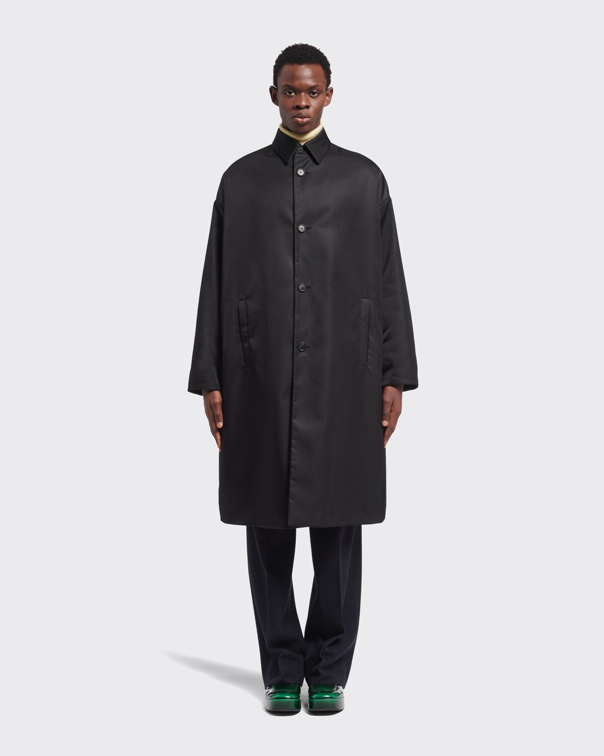 Black Re nylon Raincoat PRADA black-re-nylon-raincoat-prada
