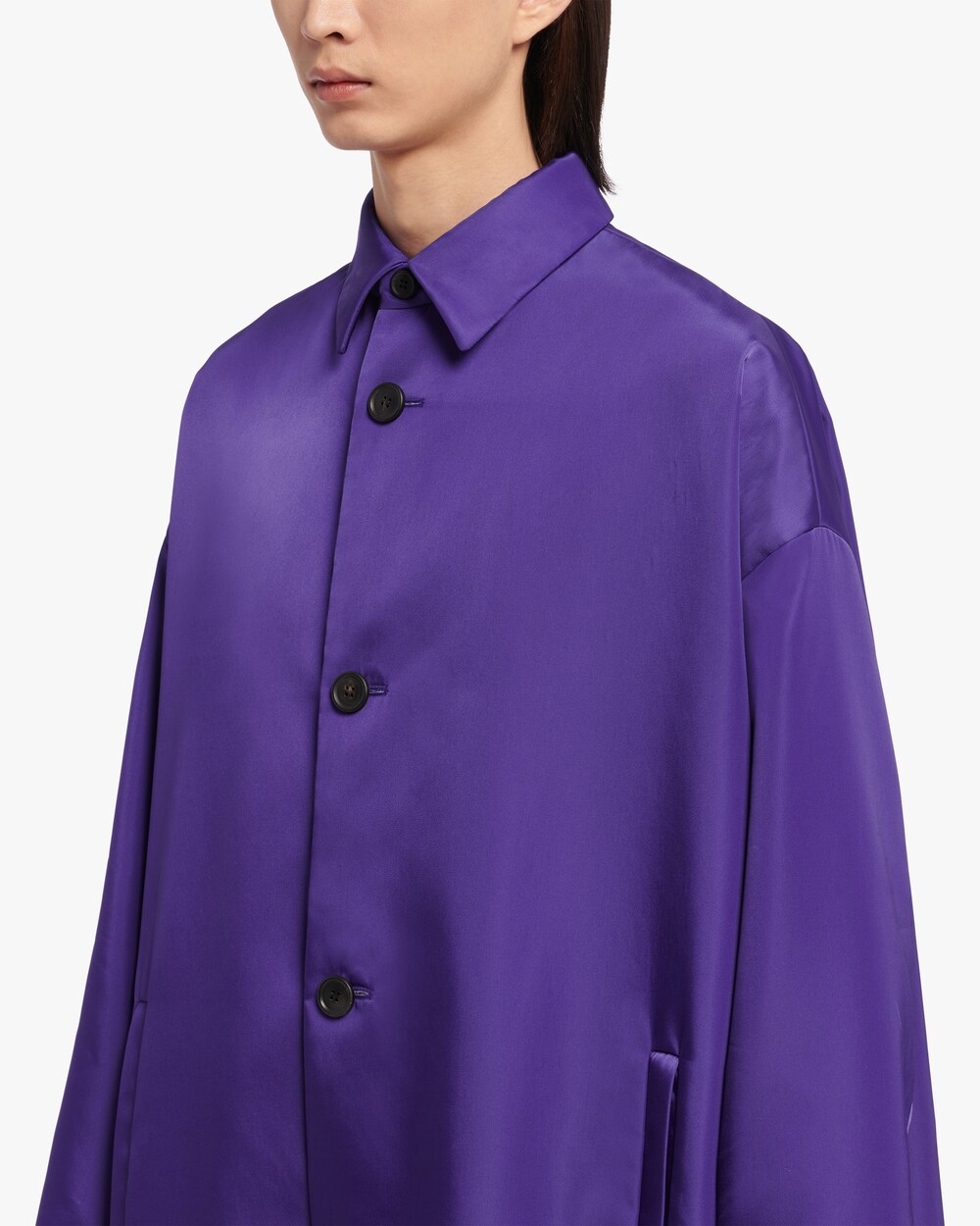 prada nylon raincoat