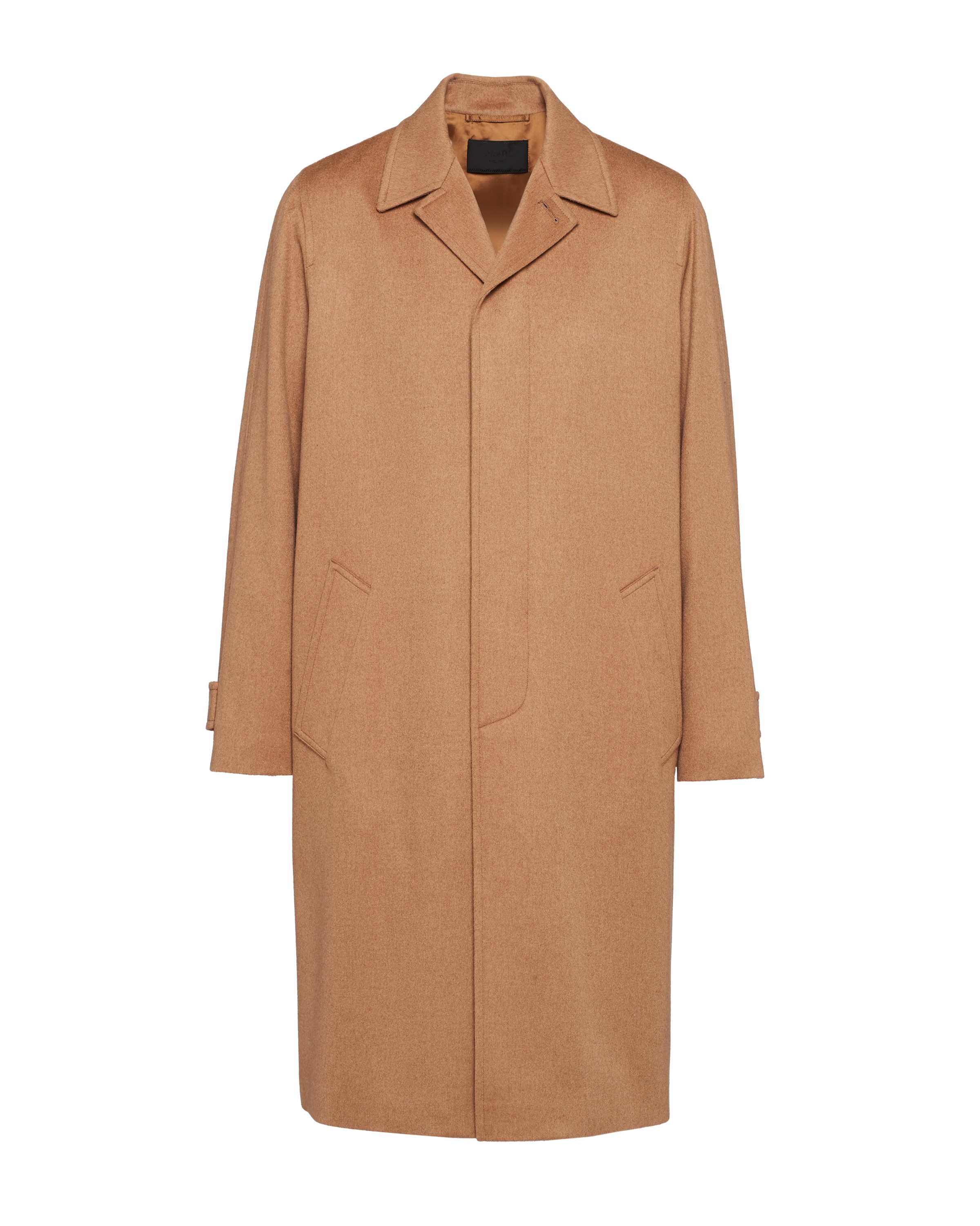 Prada Manteau En Poils De Chameau, Homme, Marron Camel, Taille 46