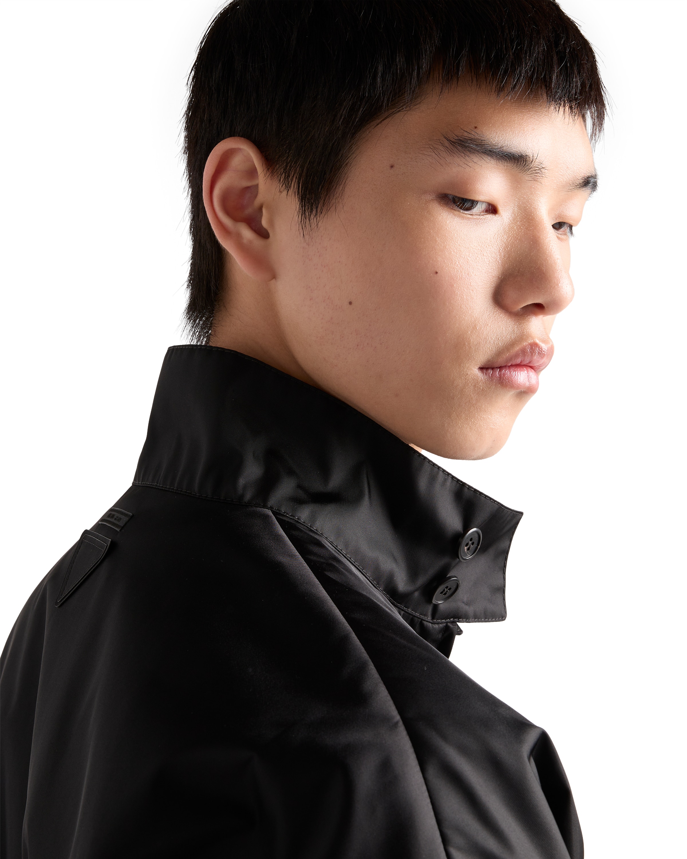 Prada Men's Re-nylon Jacket In Black