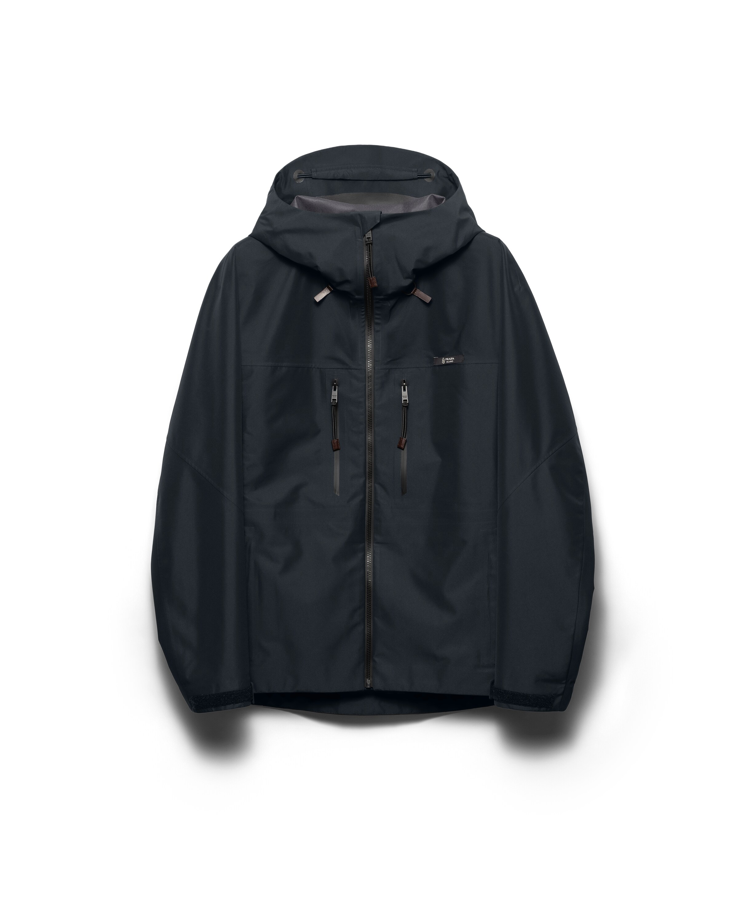 Prada Men's Technical Fabric Jacket In Black