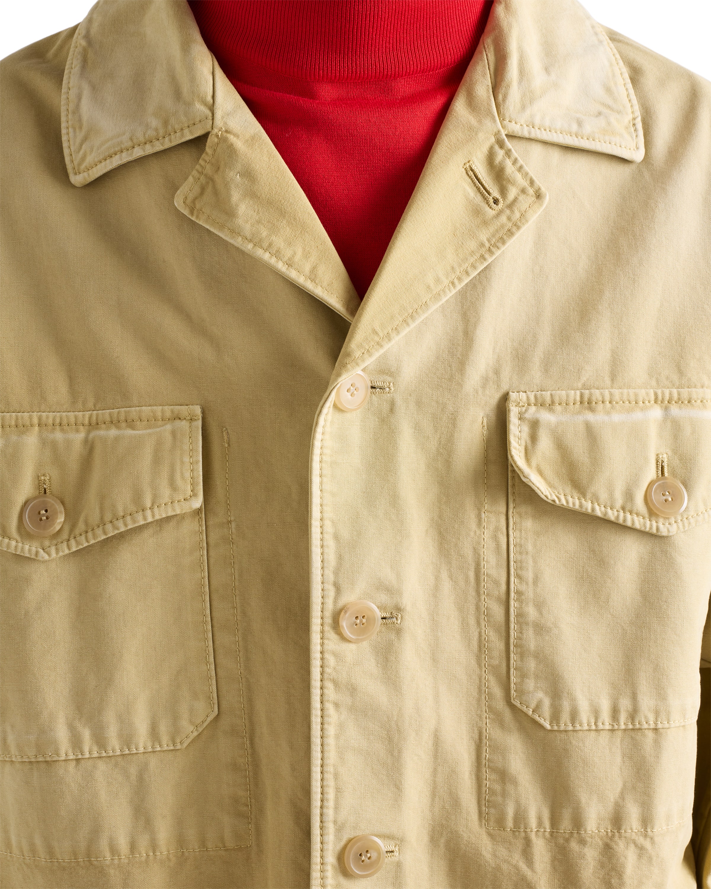 Prada Patch-pockets Button Jacket In Brown