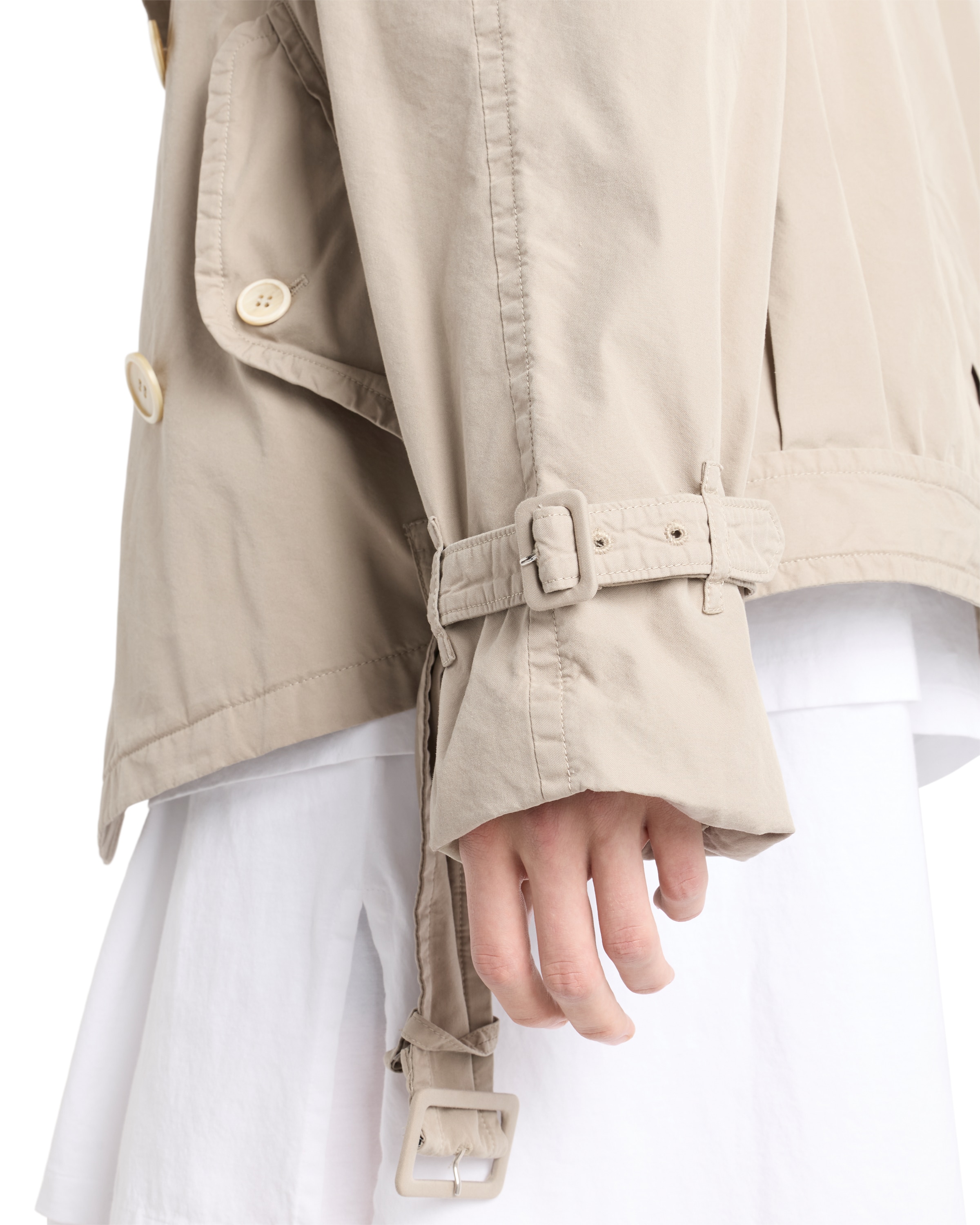 Prada Men's Technical Cotton Jacket In Neutral