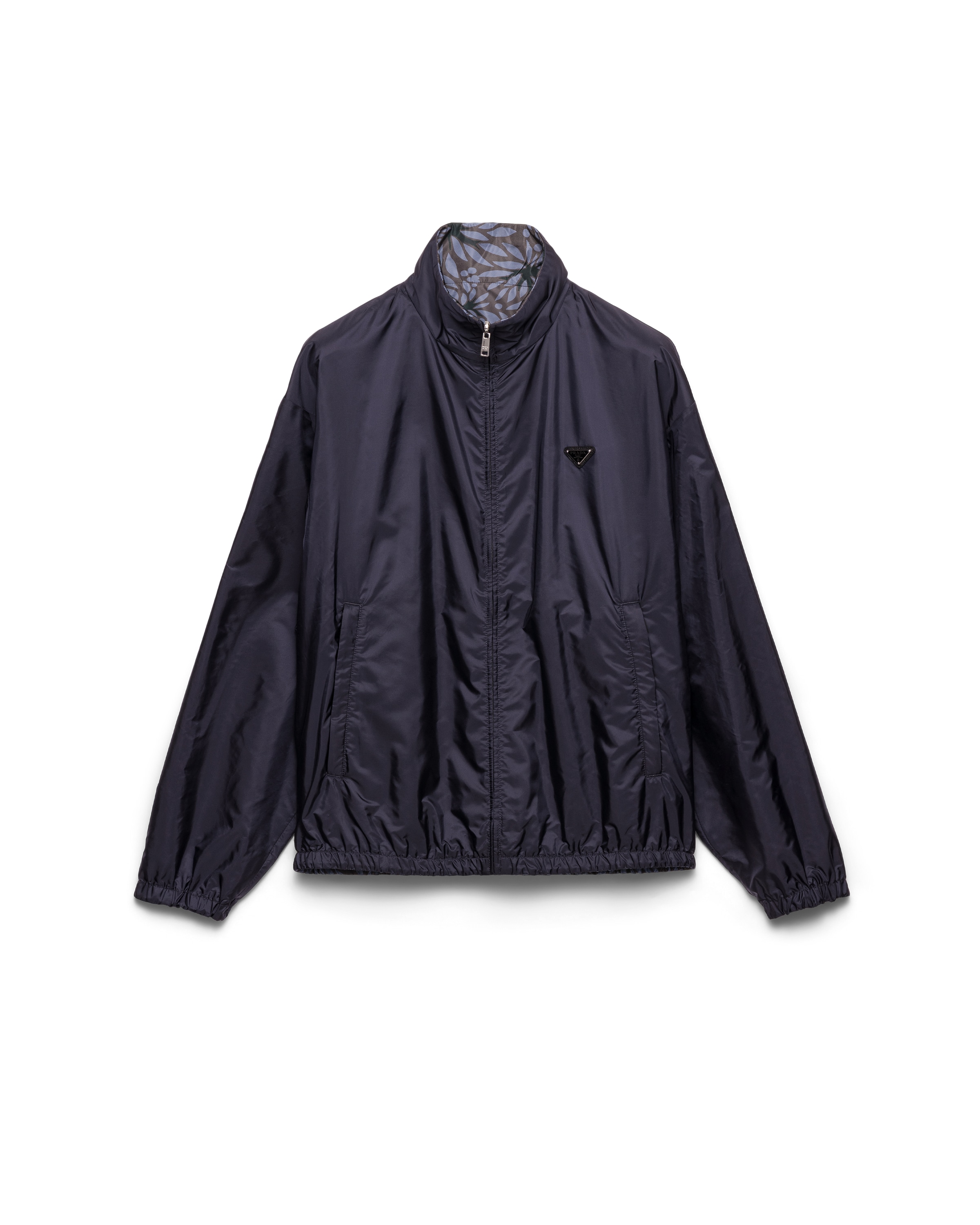 Prada Mens Blue Reversible Re-nylon Jacket In Blue