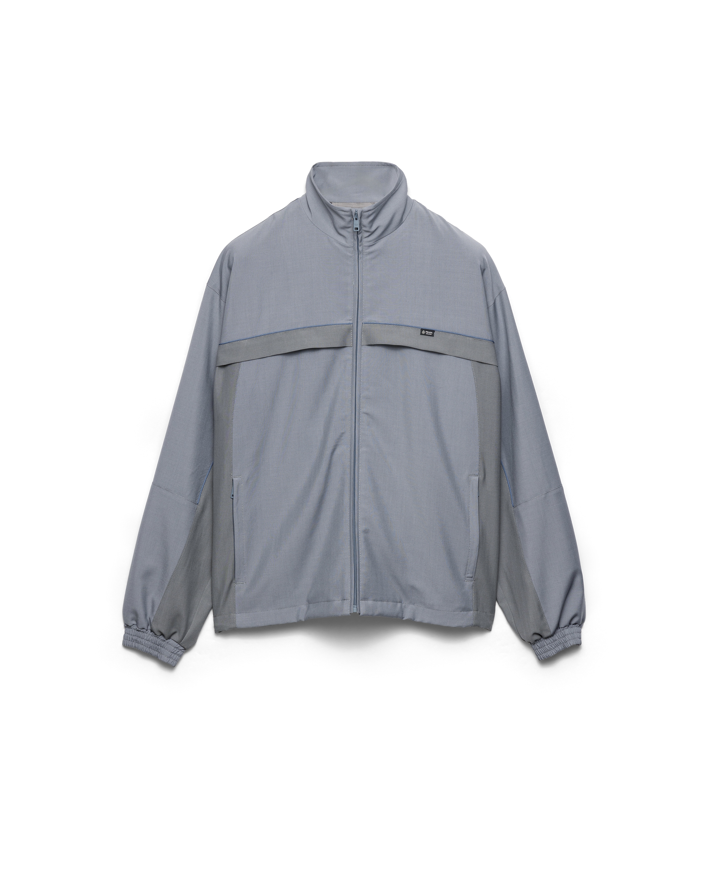 Prada Mohair Wool Jacket In Gray