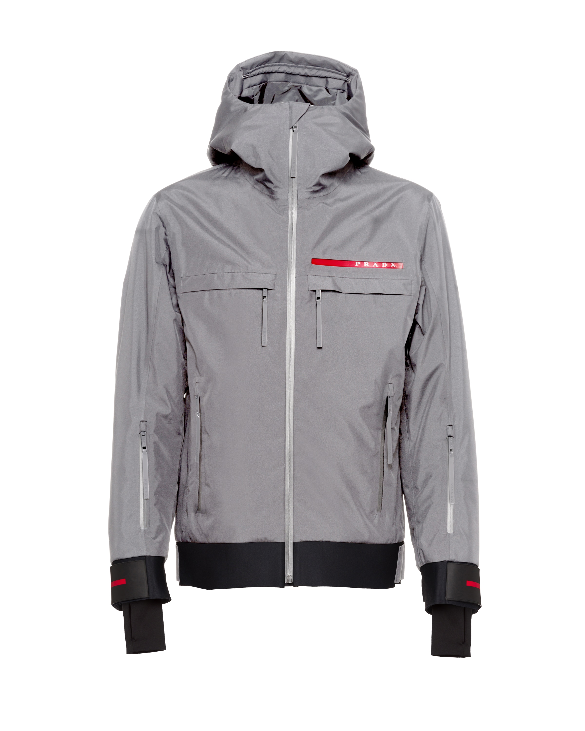Aluminum GORETEX ski jacket Prada