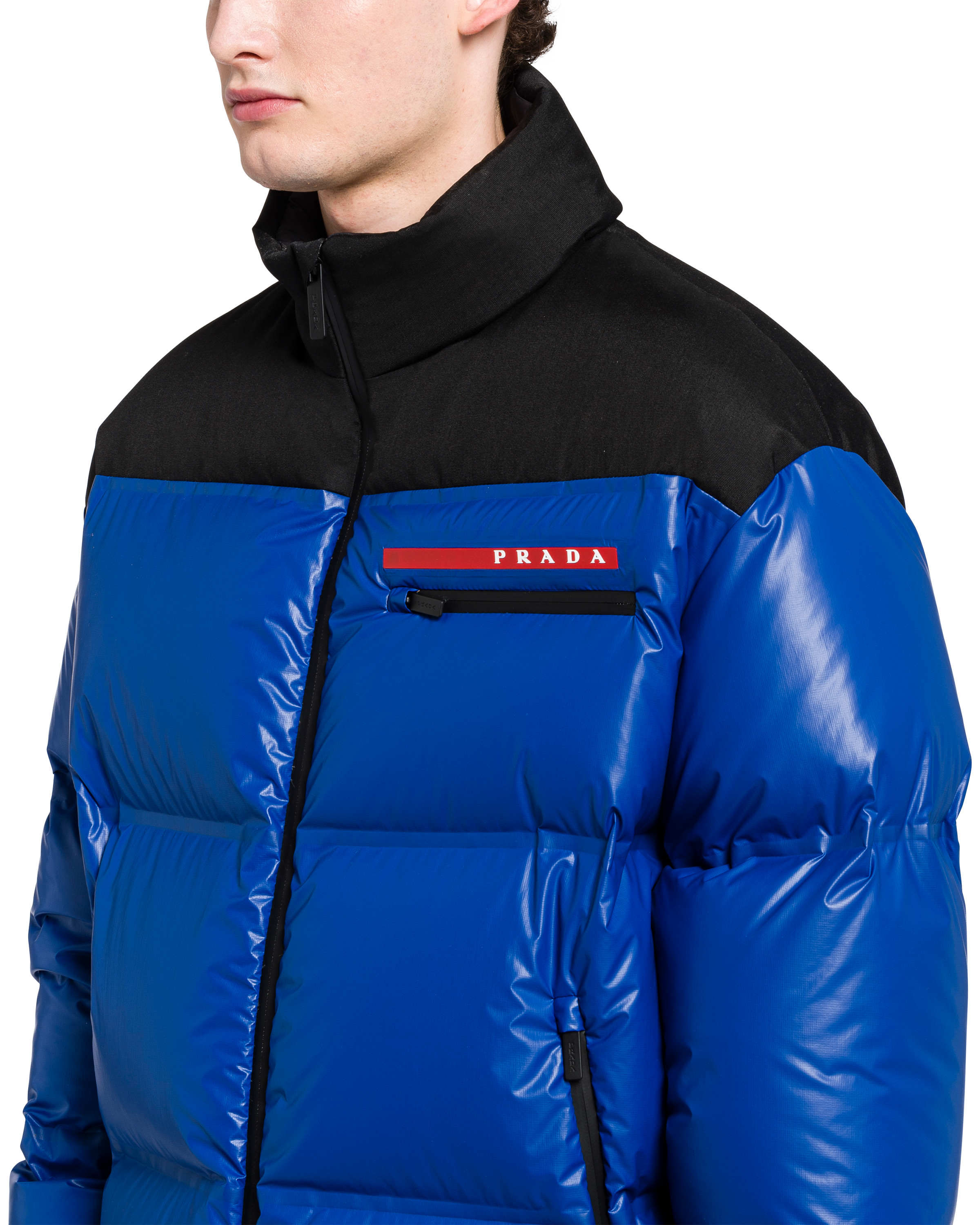 prada linea rossa down jacket