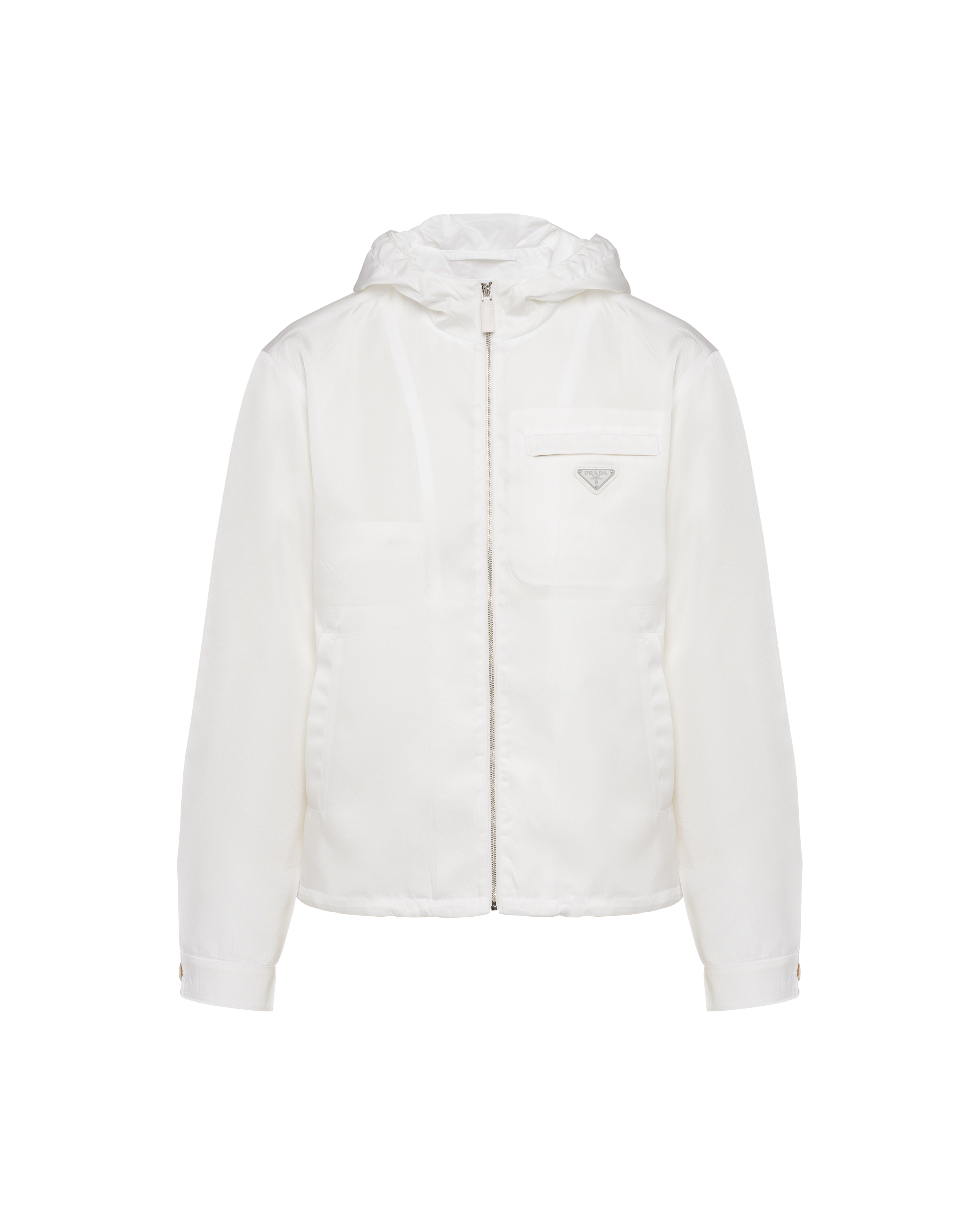 White Re-Nylon blouson jacket | Prada