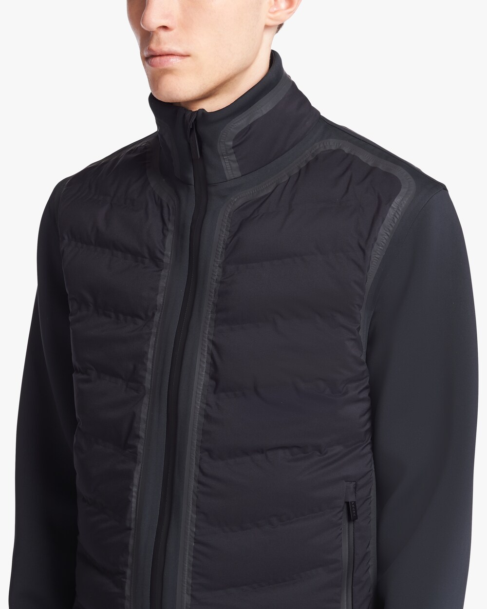 jersey zipper jacket