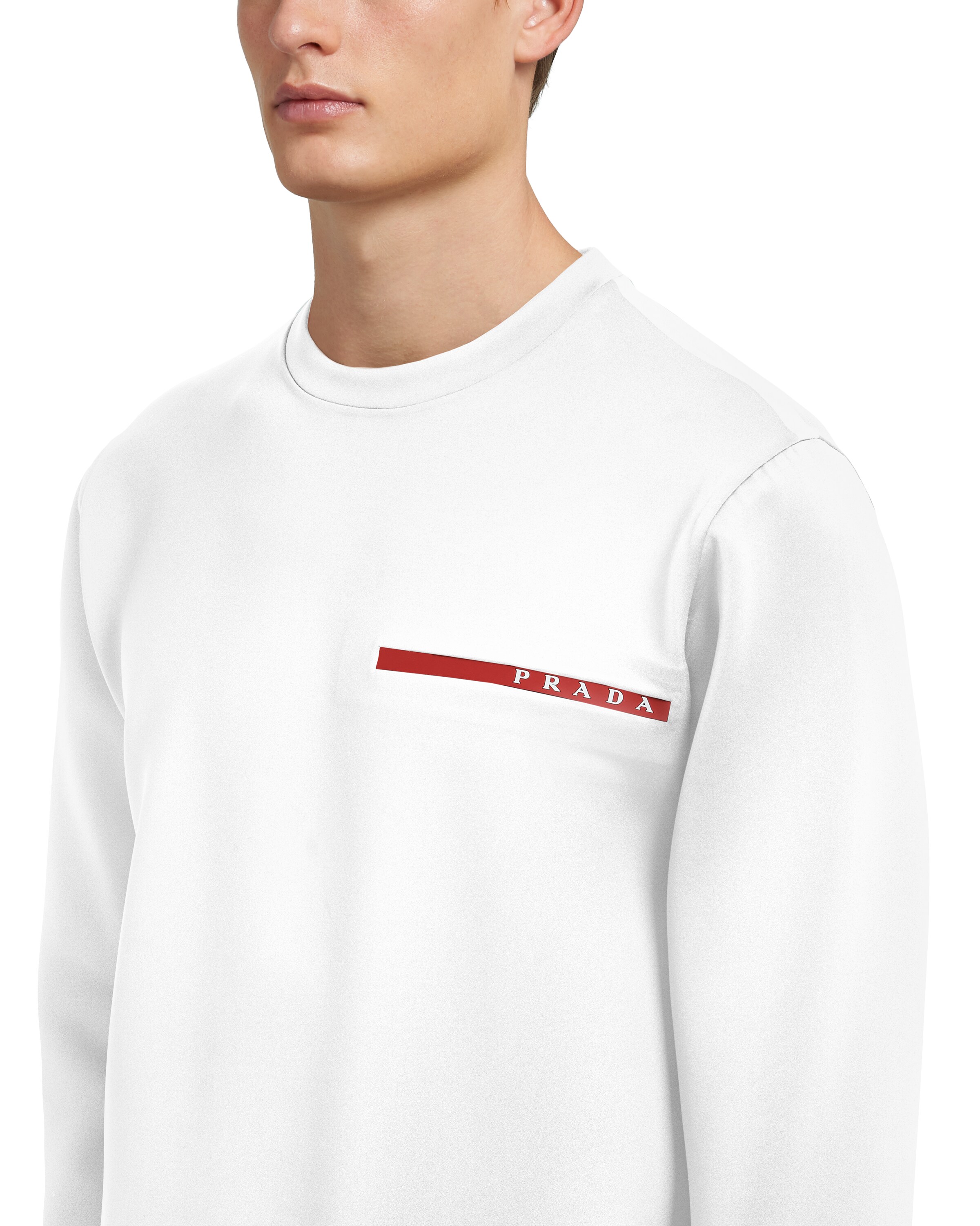 double technical jersey sweatshirt