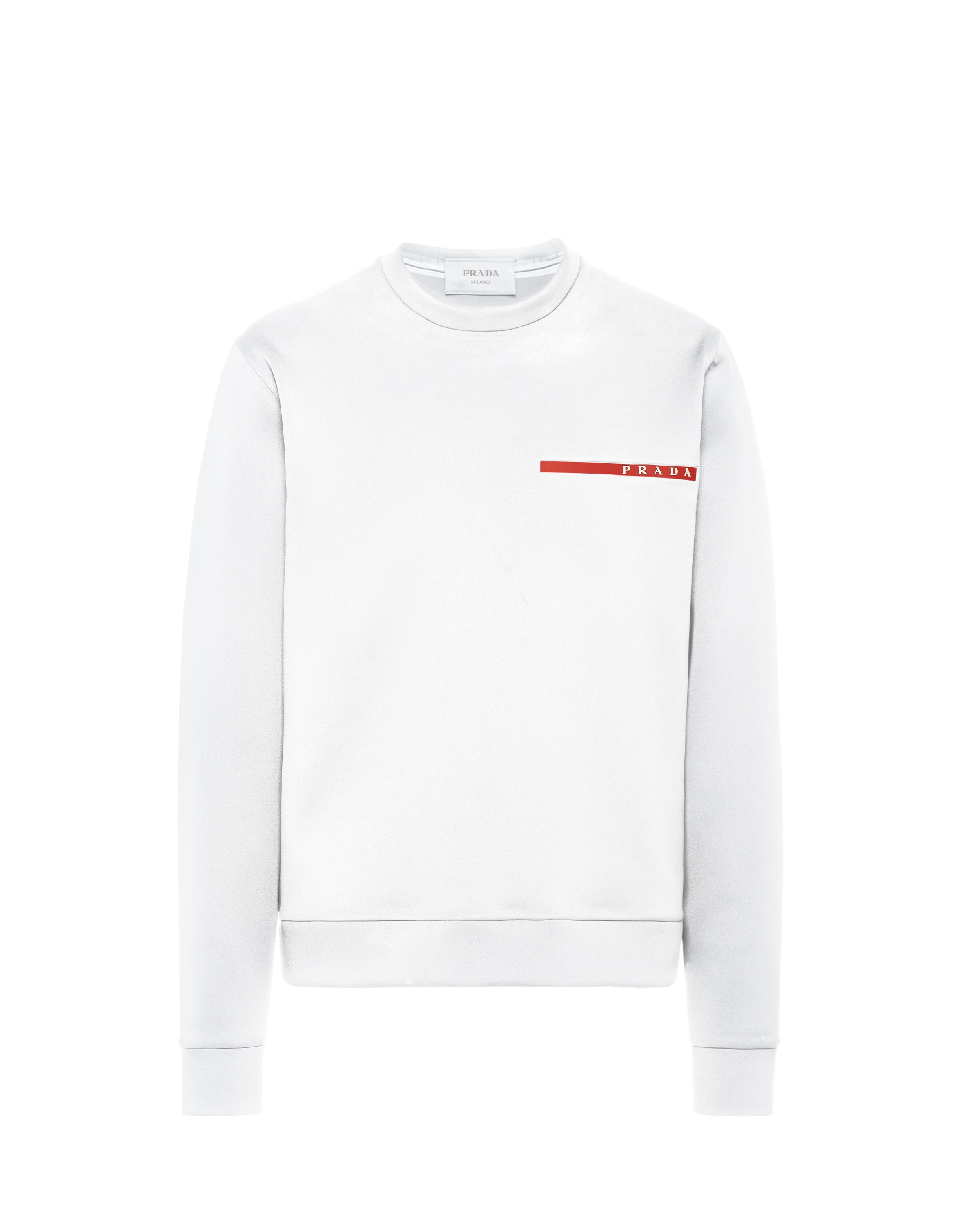 double technical jersey sweatshirt