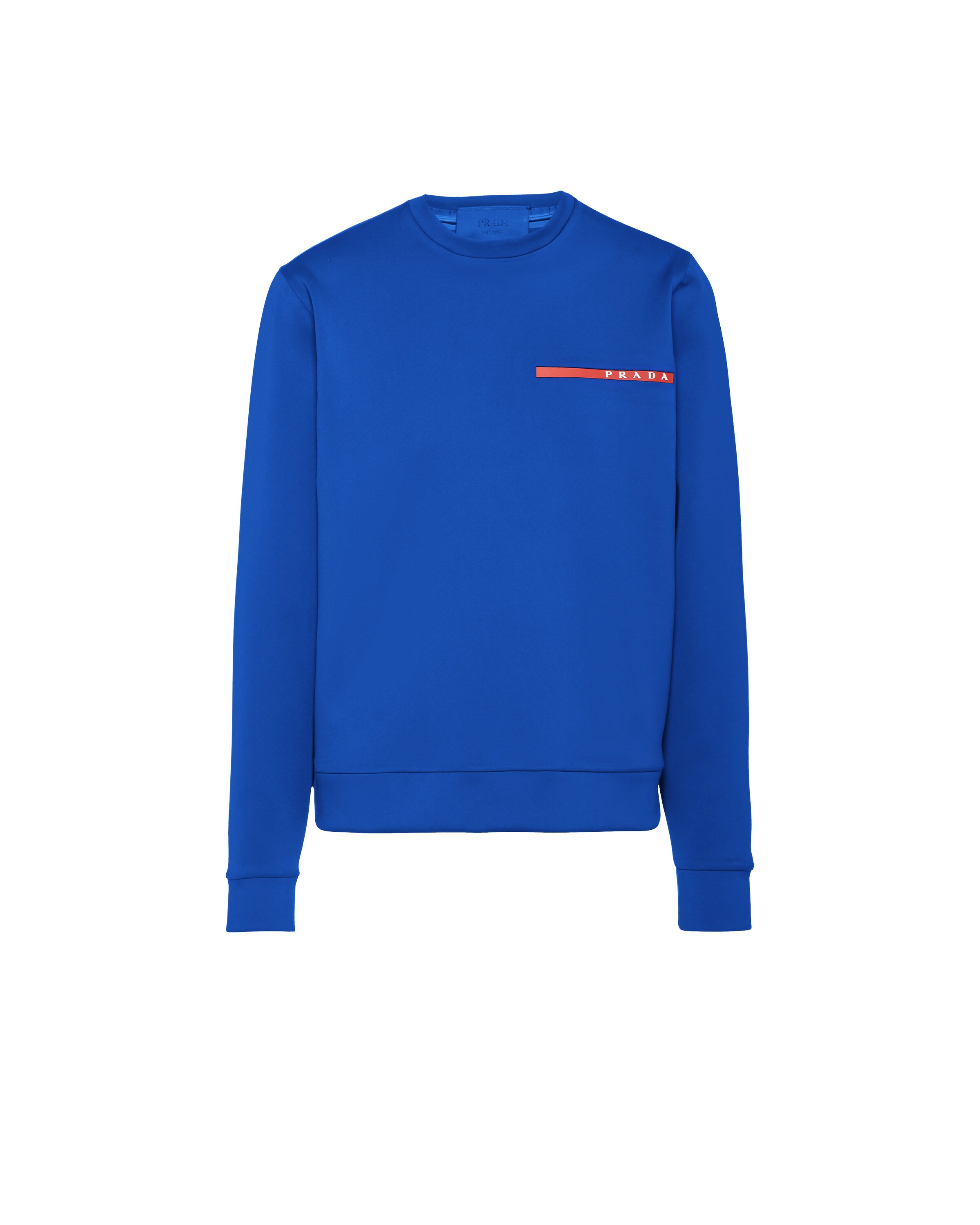 double technical jersey sweatshirt