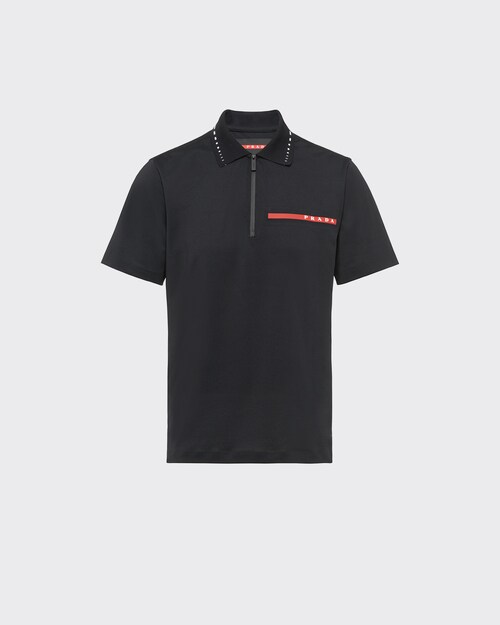 Prada 珠地棉Polo衫 1